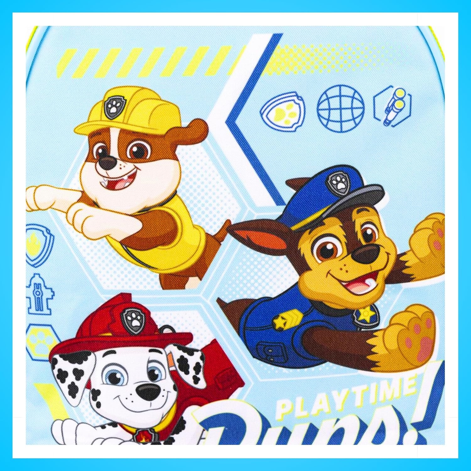 PAW PATROL Wheeled Backpack Chase Marshall and Rubble Design School Bag Kids Trolley Backpack Travel Backpack Gift for Kids, Multicoloured, Classic image number 6