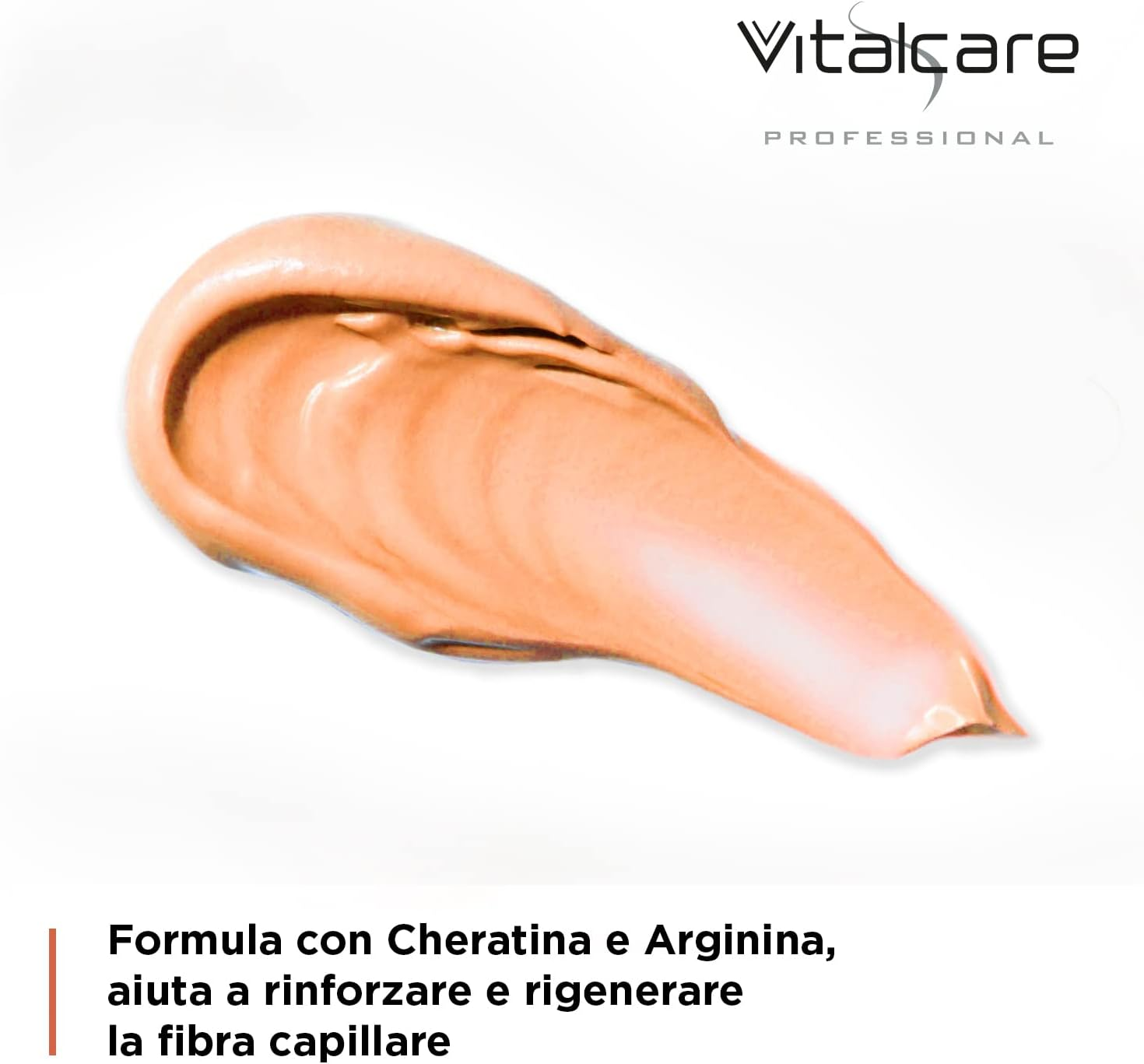 Vitalcare Keratin - Strengthening Hair Mask for Fine and Thick Hair, with Keratin and Arginine, for Stronger and Soft Hair, 500 Ml