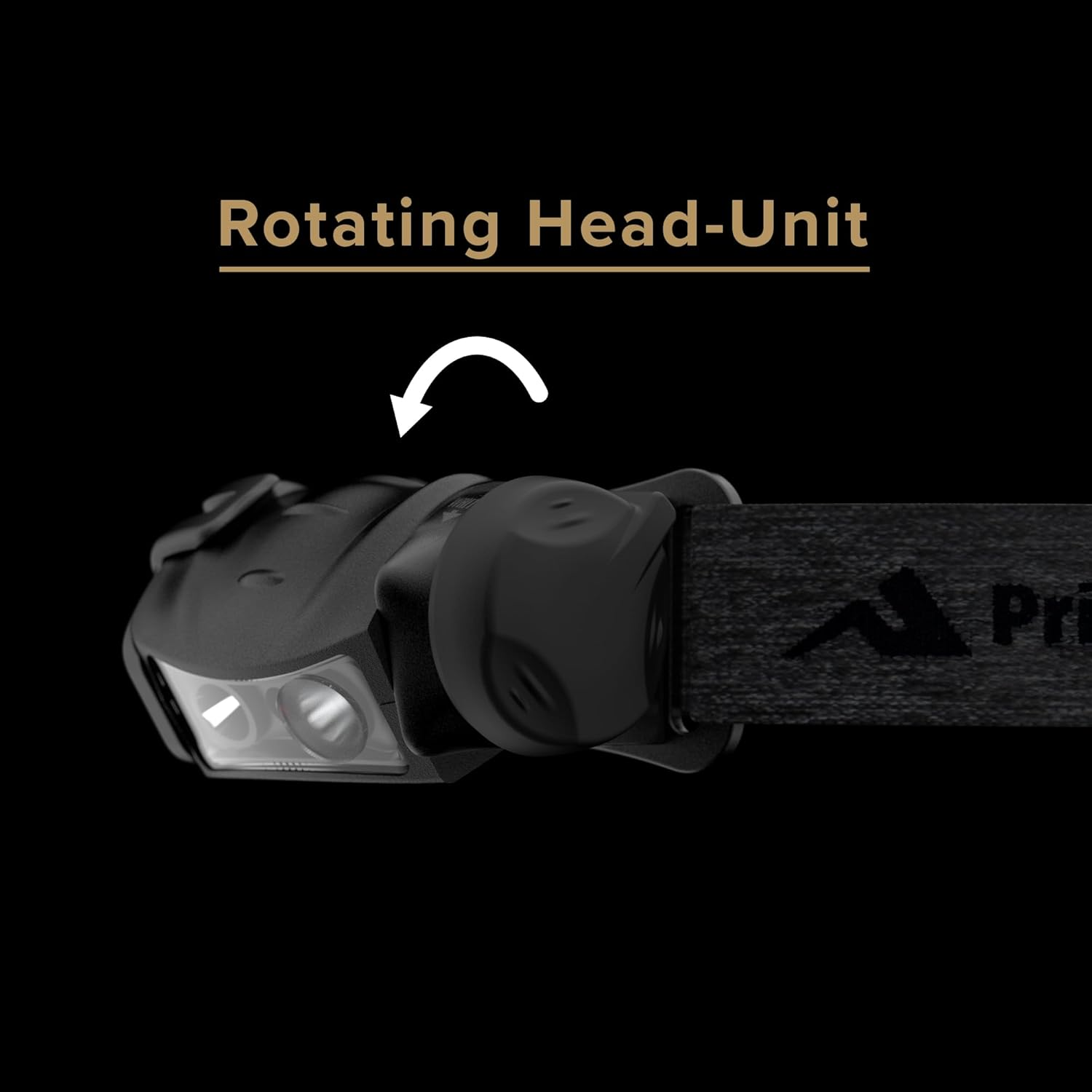 Princeton Tec Sync Headlamp with 300 Lumens White Maxbright LED + Red Ultrabright LED, 60 Hour Burn Time, Essential for Hiking, Camping, Hunting, Running, and Safety Preparedness, Black image number 1