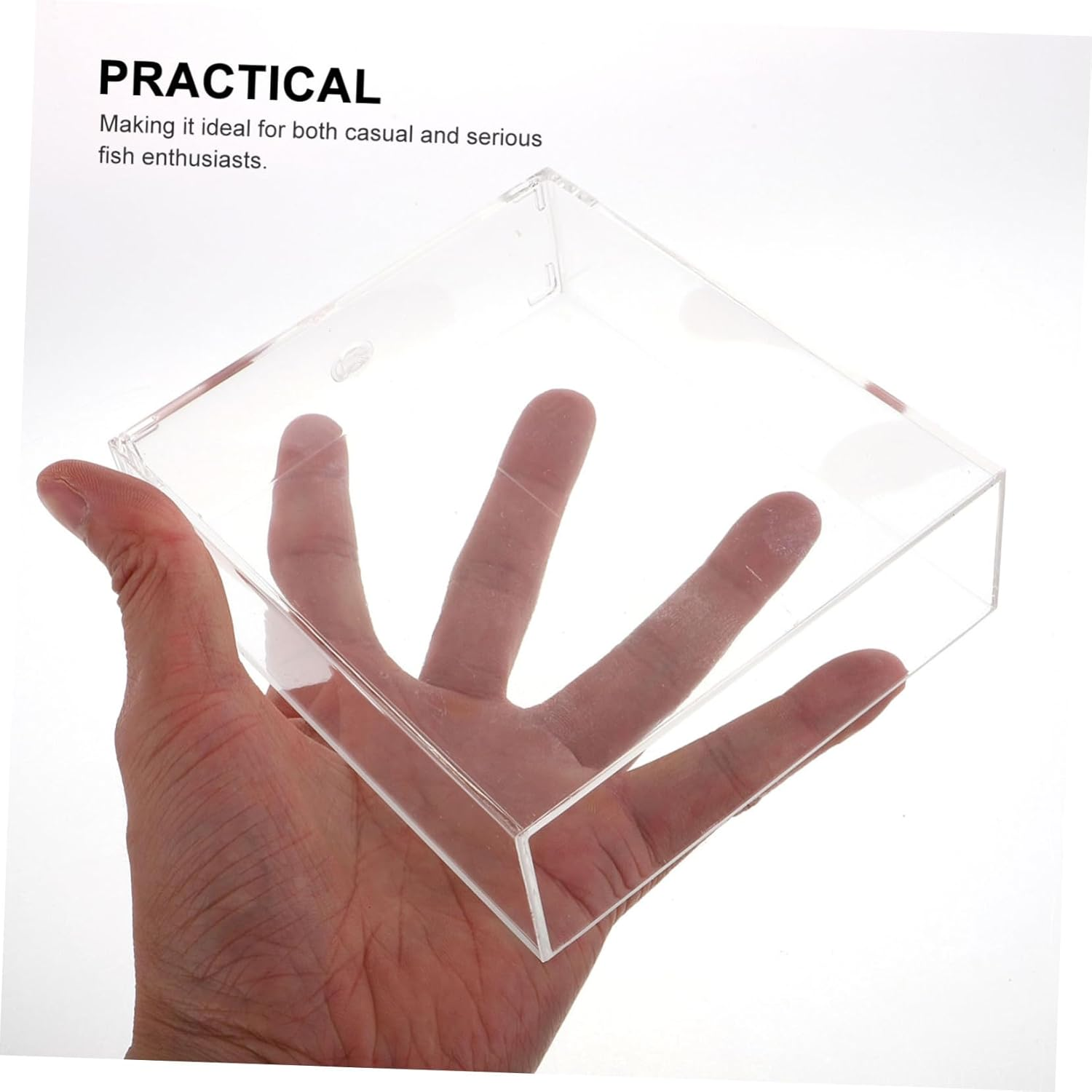 LRXIYODE Small Fish Breeding Box Aquarium Tank Portable Desktop Aquarium Tank for Fish Isolation and Shrimp Hatchery Suitable for Betta and Small Aquatic Pets image number 1