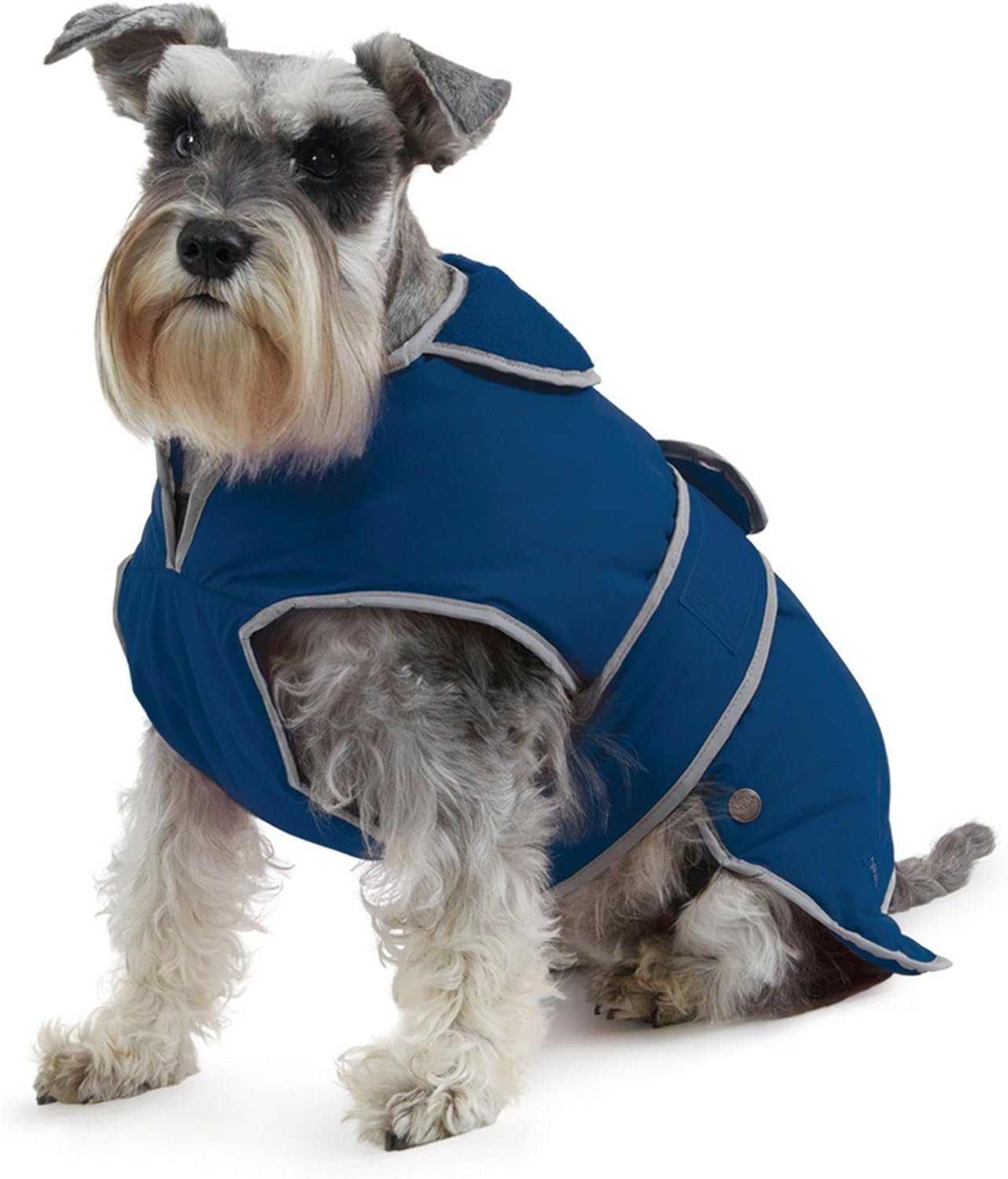 Ancol Muddy Paws All Weather Stormguard Dog Puppy Coat Chocolate - Waterproof Pet Jacket - Fleece Lining and Chest Protector - Elasticated Neck & Leg Straps - 25 Cm Length up to 43 Cm Girth - XS