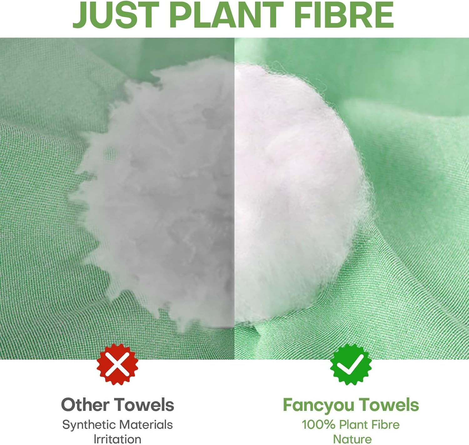 Fancyou Compressed Towels Tablets, Thick Disposable Face Towel Compact Portable Cotton Wipes Coin Tissues for Mini Travel Essentials, Travel Skin Care, Beauty Salon, Gym, Tattoo, Home(100 Count Green) image number 2