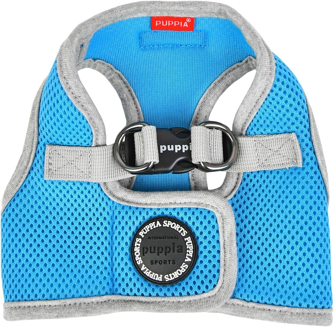 Puppia Soft Mesh Dog Vest Black Tan Trim Extra Large