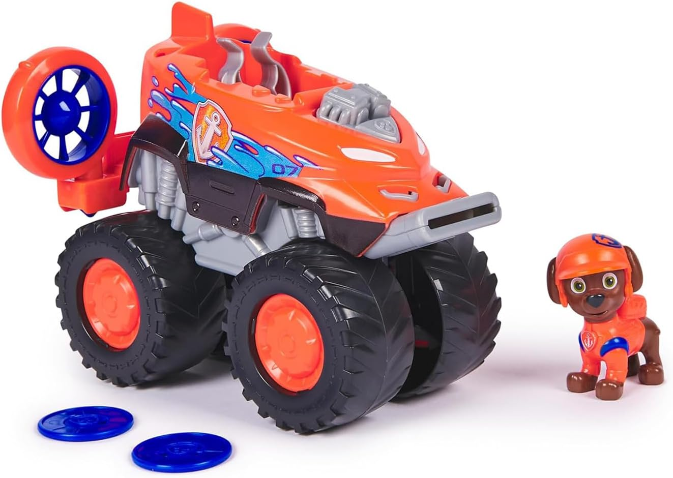 PAW Patrol: Rescue Wheels Zuma&rsquo;S Hovercraft, Toy Truck with Projectile Launcher and Collectible Action Figure, Kids Toys for Boys & Girls Ages 3+