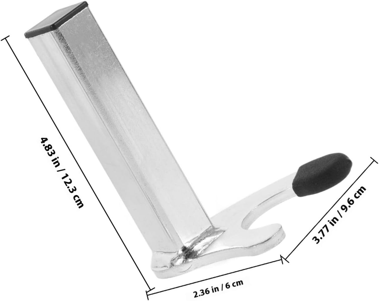 Ipetboom Heavy-Duty U-Shaped Motorcycle Lift Stand Attachment, Zinc-Plated Steel Rear Wheel Support for Motorbike Parking and Maintenance, Easy-Setup Rear Wheel Lifter Compatible With image number 5