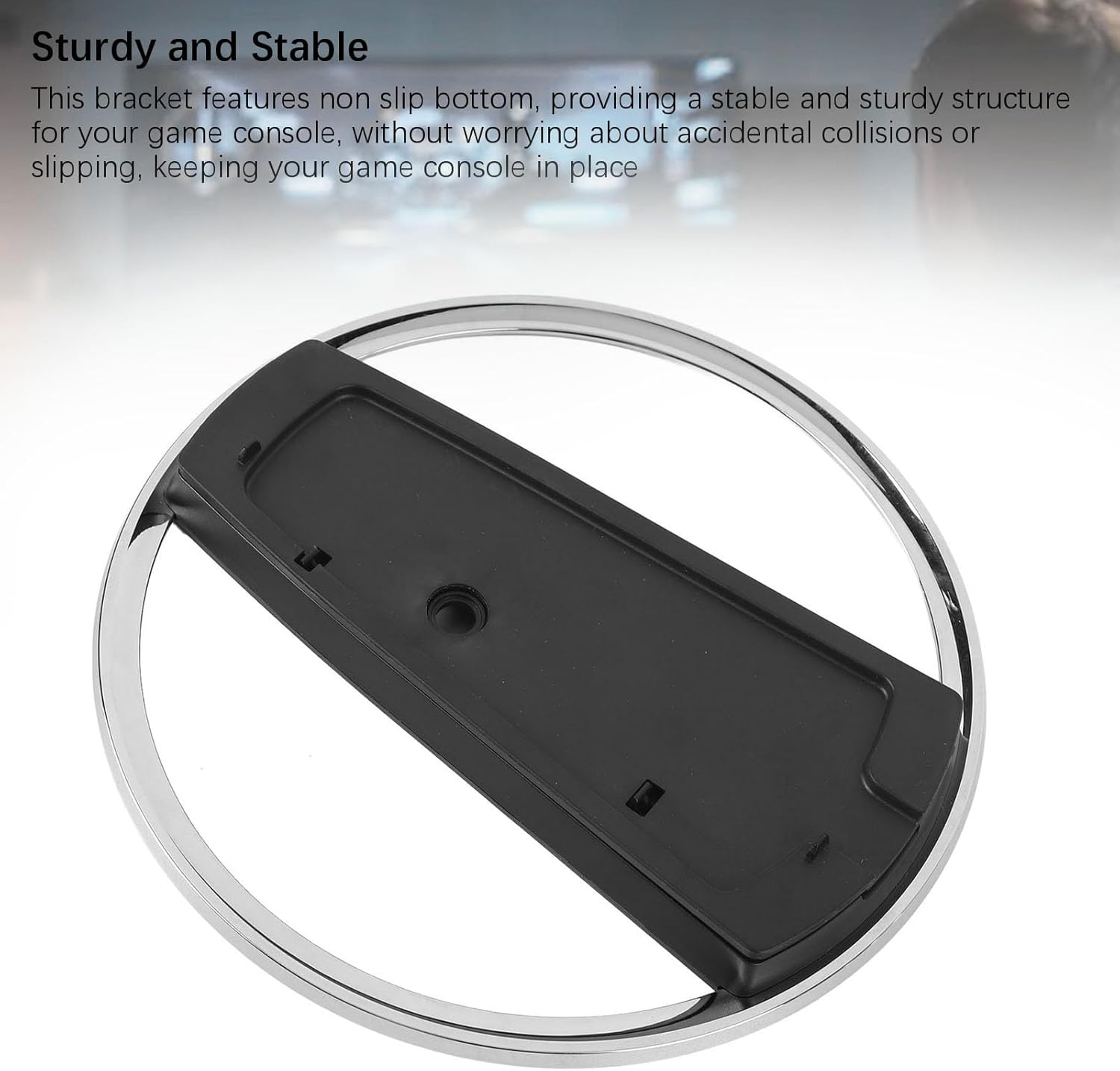 Vertical Stand for Slim/Disc/Digital Edition Gaming Consoles, Base Stand Replacement for CFI-1000 CFI-2000, Non Slip Base Bracket with Screw image number 5