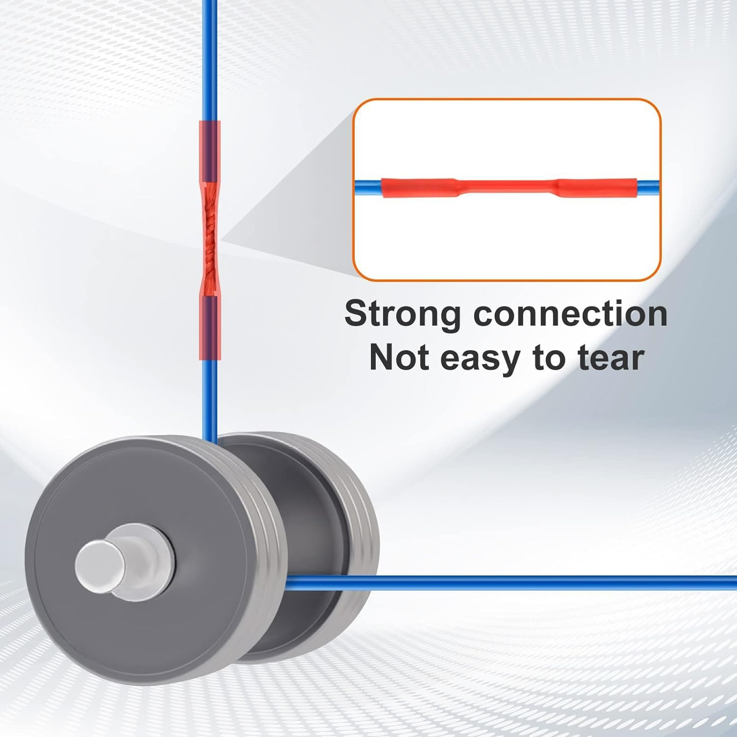 560 Pieces Heat Shrink Tube 2:1, Wire and Cable Wrapping Assortment Electrical Insulation Heat Shrink Tubing Kit with Box for DIY (5 Colors/12 Sizes), Black, Red, Blue, Yellow, Green image number 2