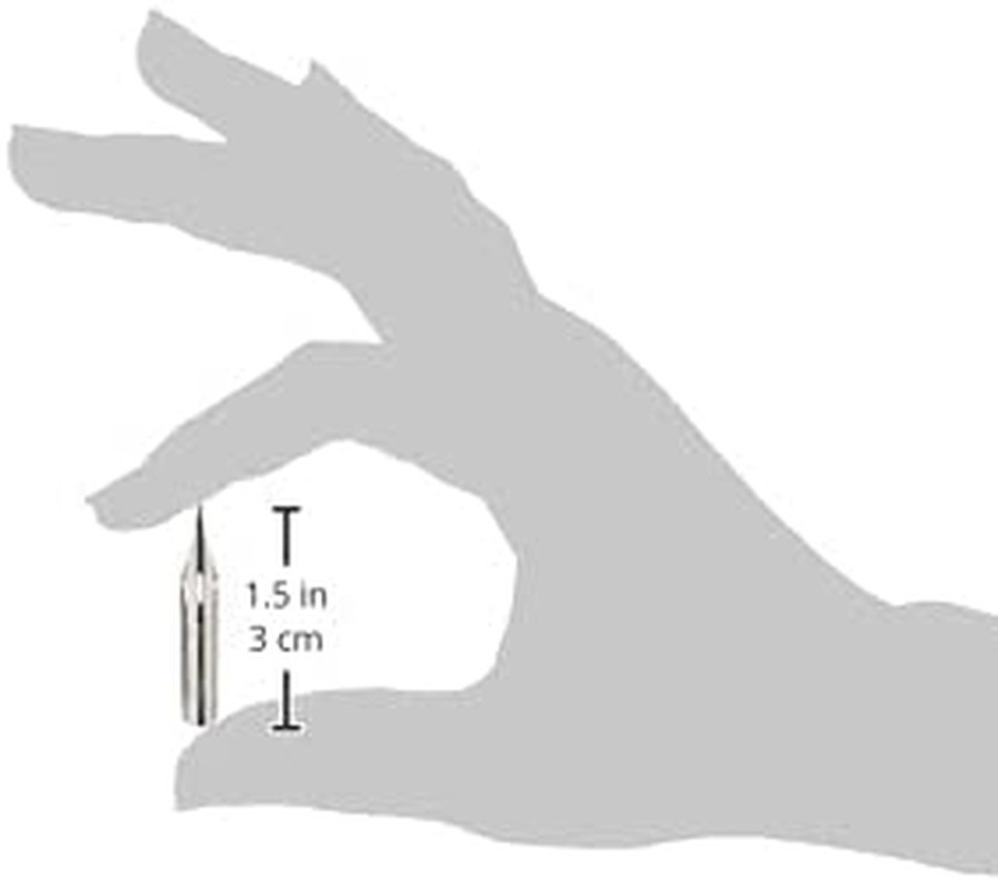 Zebra Comic G Model Chrome Pen Nib, 10 Nibs (1 Pack) (PG-6B-C-K) image number 3