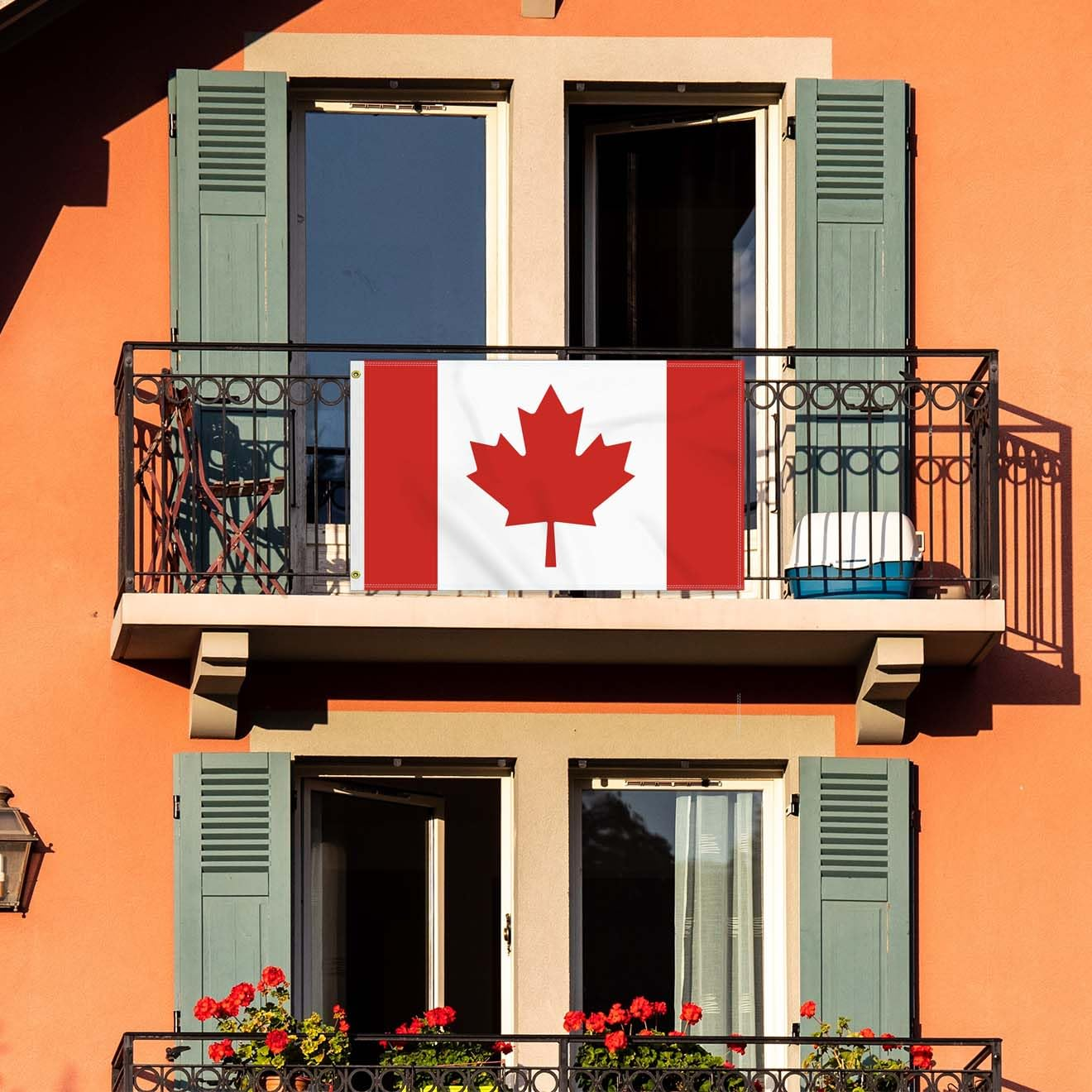 Large 3&times;5 FT Canada Flag, Big Canadian 100D National Outdoor Banner,Decorgarden with Brass Gromment image number 3