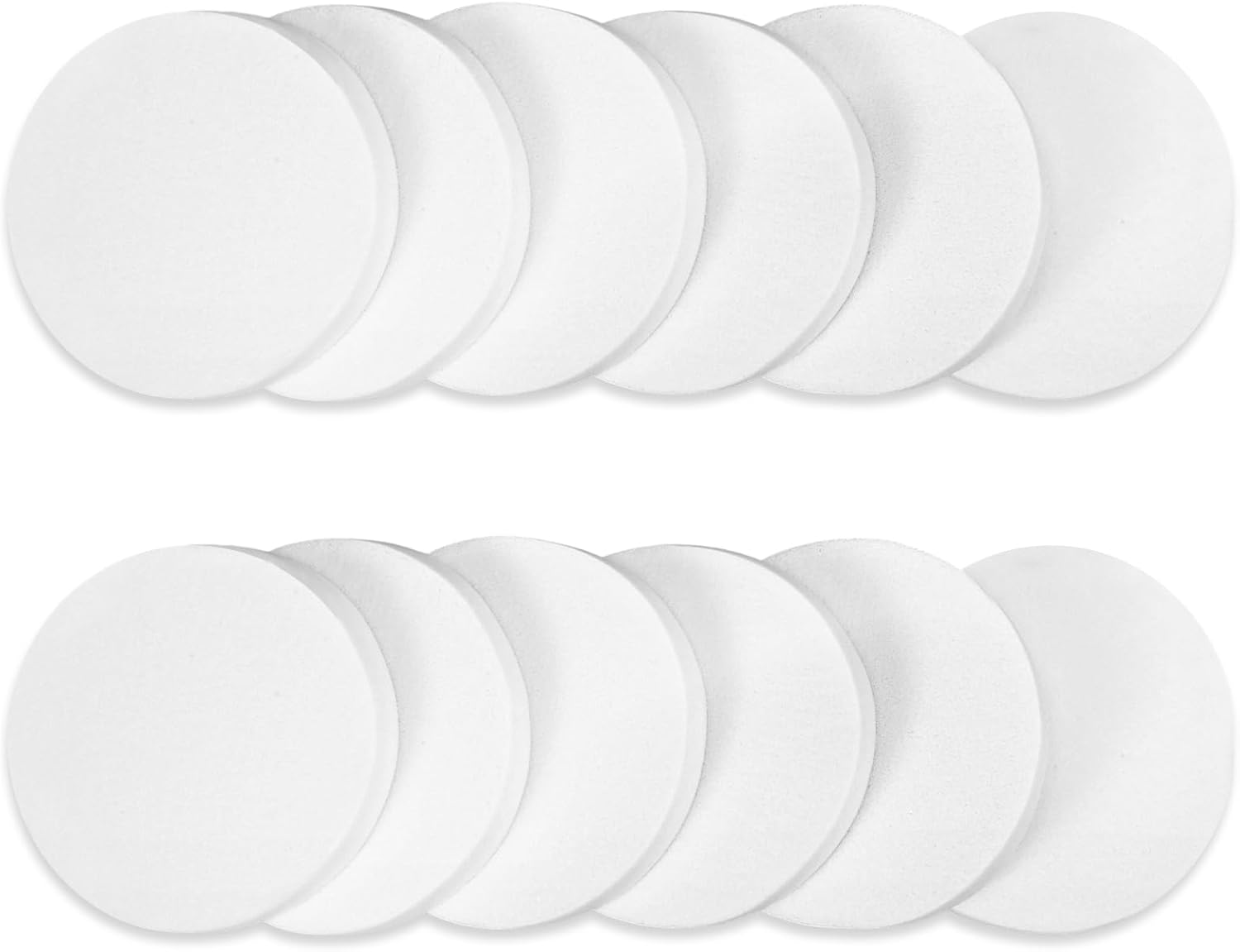 Pack of 12 Make up Sponges round Powder Puff Sponge Face Sponges Wash Applicator Face Paint Sponge for Face Eyes Cosmetics Liquid Foundation Powder Foundation (9 Cm) image number 2