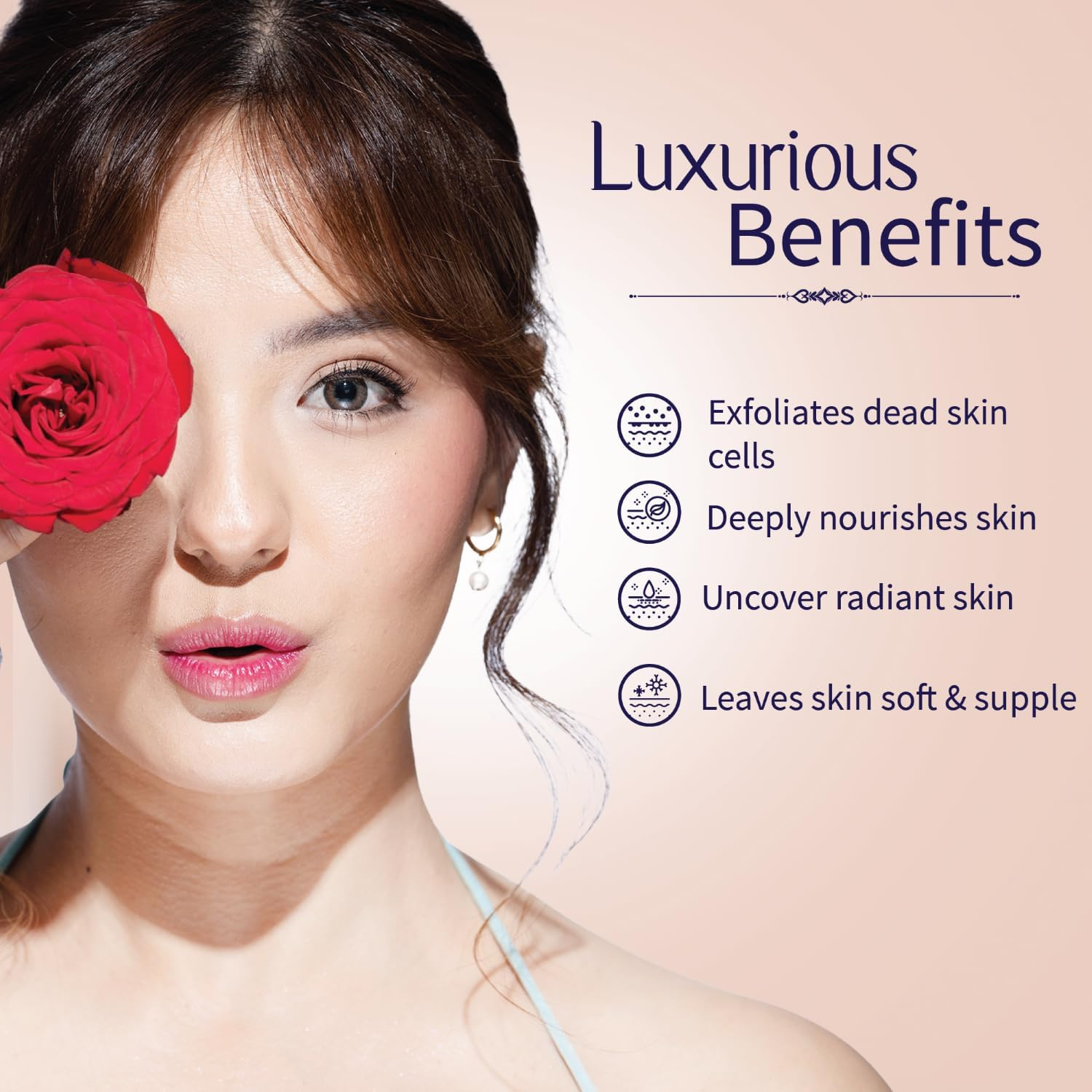 Ayouthveda Nuts & Saffron Luxury Castile Soap, Handmade Soap with Luxurious Kesari Aroma, Saffron, 100 Gm (Pack of 1)