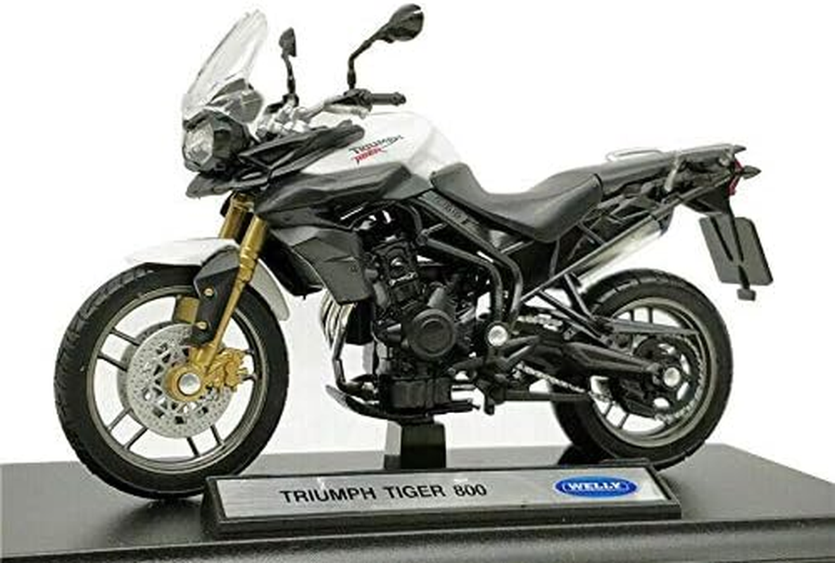 Welly 1:18 Triumph Tiger 800 Motorcycle Bike Model Toy New in Box image number 4