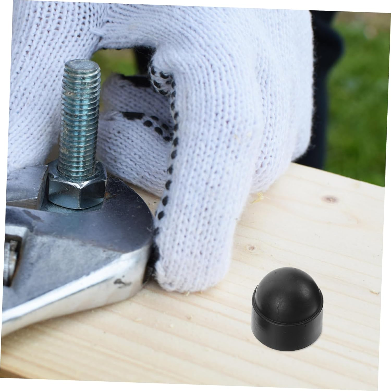 Luxshiny 145Pcs Hexagonal Nut Cap Set Screw Protective Cover Kit Thread Caps Weather Resistant for Workshop image number 5