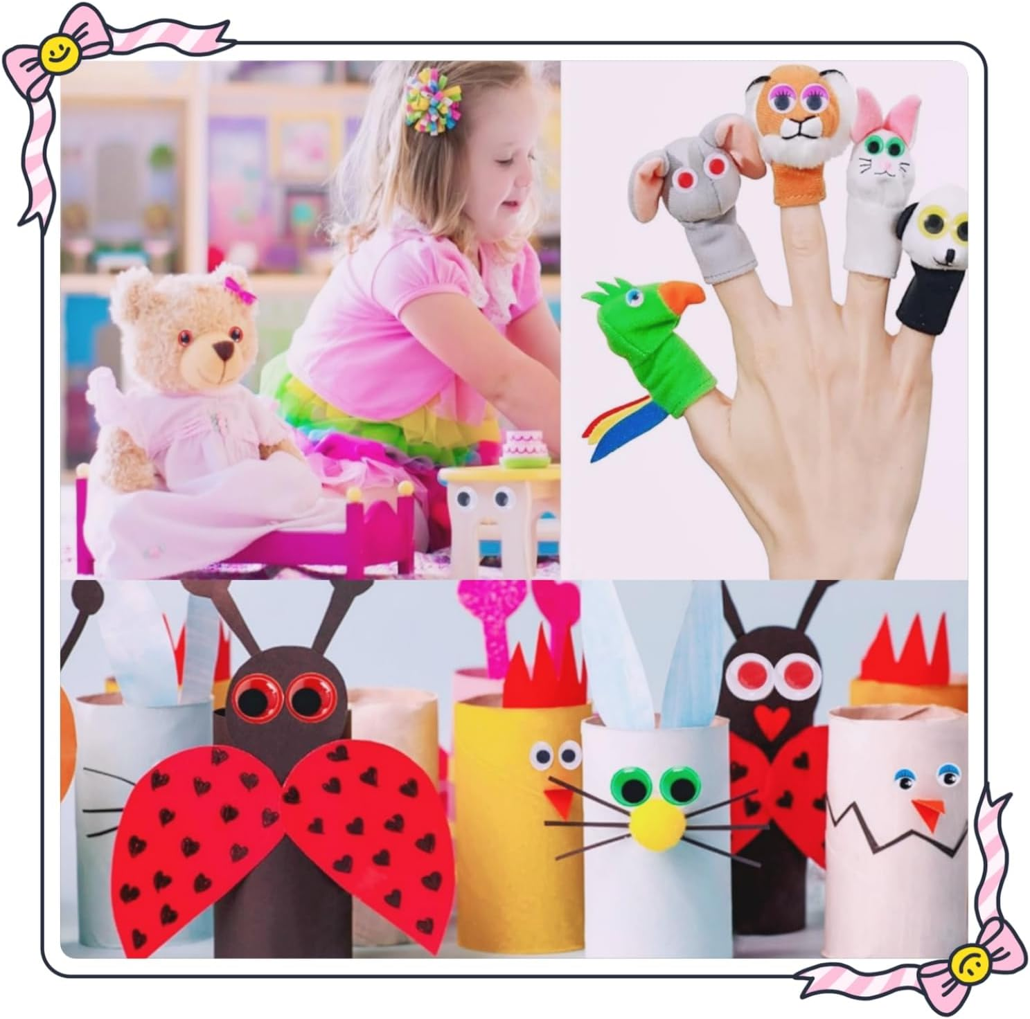 1500Pcs Googly Eyes Self Adhesive for Crafts, Craft Sticker Wiggle Eyes with Multi Colored and Sizes for DIY image number 3