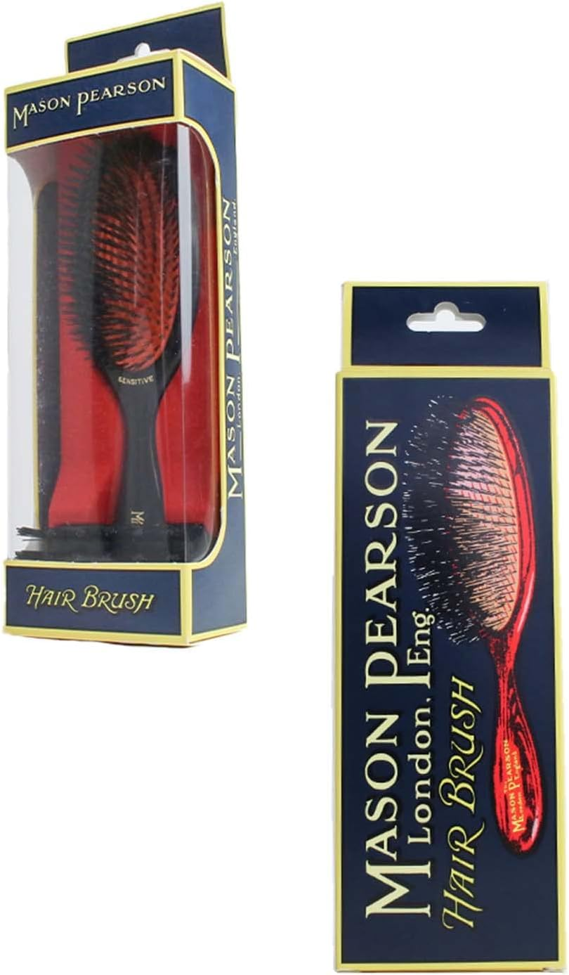 Mason Pearson SB3 Pure Bristle Sensitive Hair Brush - Pink image number 5