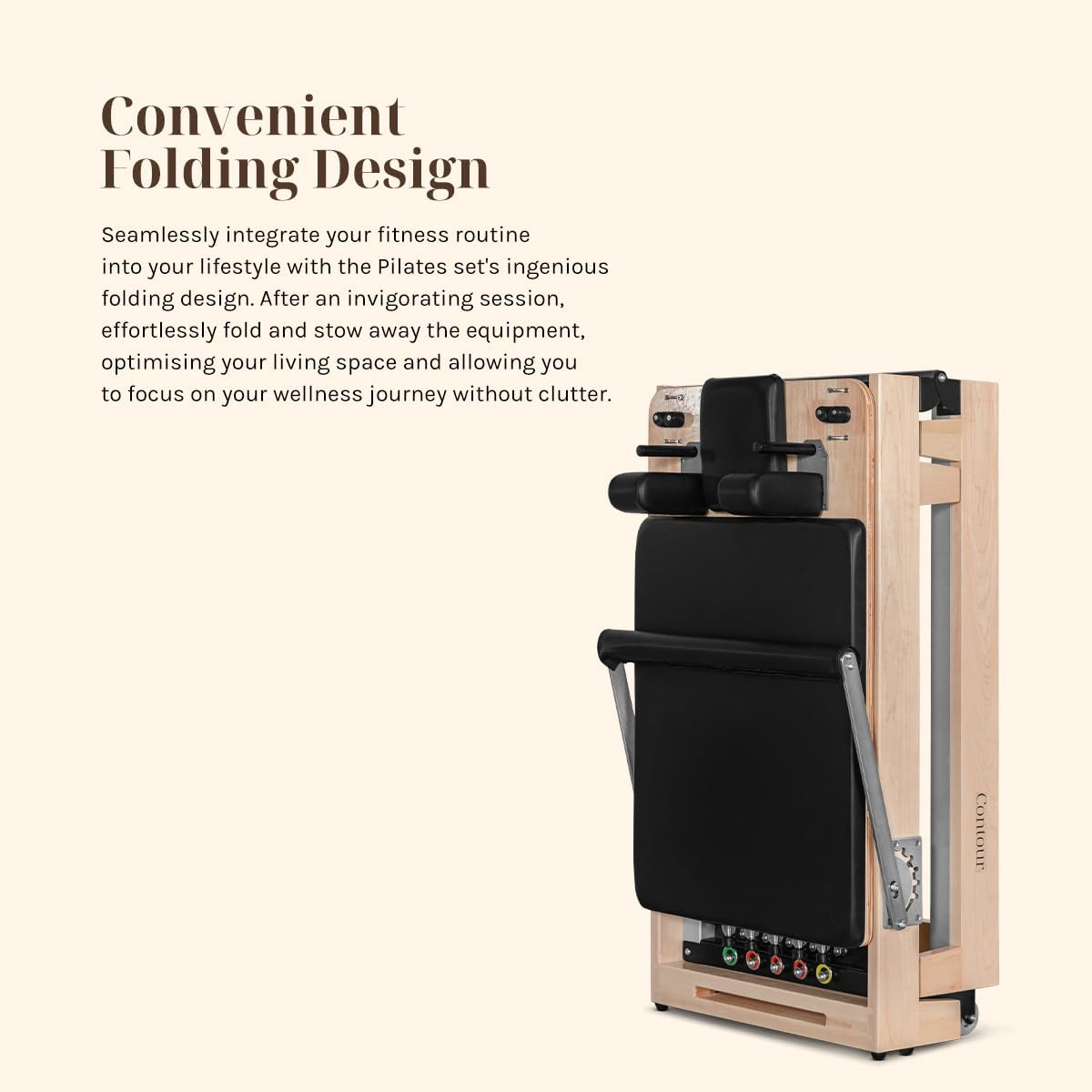 Lifespan Fitness Contour 2 Folding Wooden Pilates image number 2