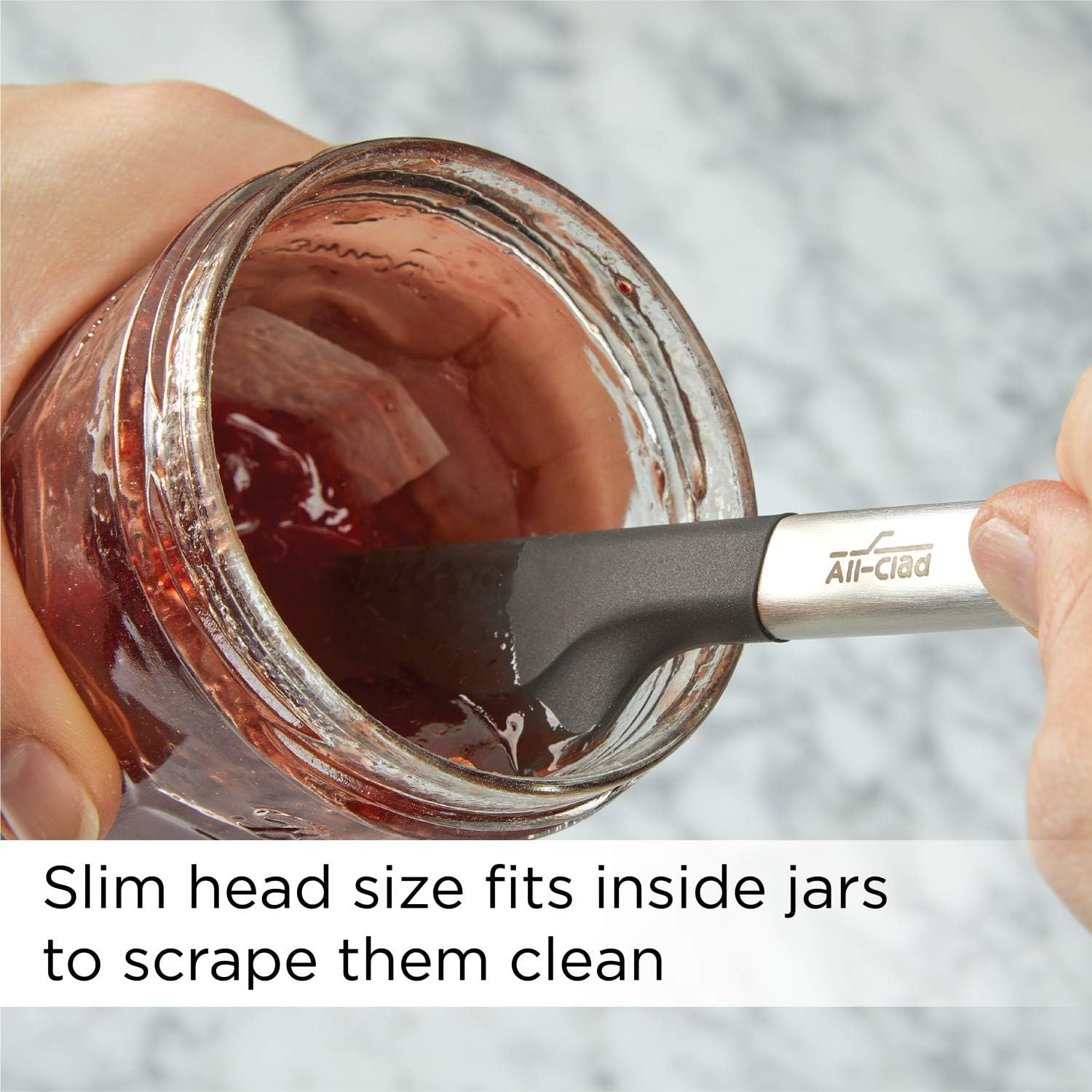 All-Clad Specialty Silicone Kitchen Gadgets 5 Piece Set, Spatulas Kitchen Tools, Kitchen Hacks Black image number 1