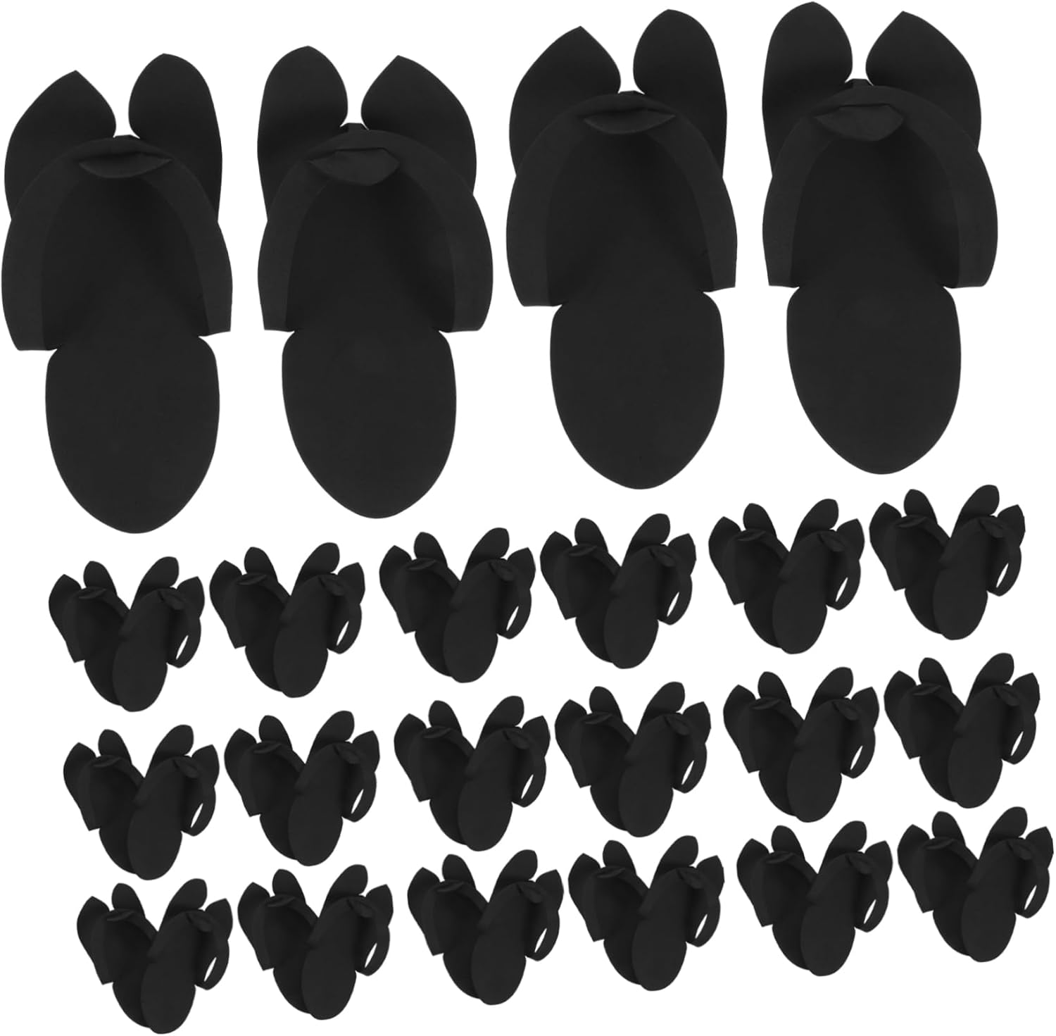 CALLARON 48Pairs Disposable Spa Slippers Eva Pedicure Sandals for Hotels and Salons Comfortable for Men and Women Random Colors Guest Footwear image number 6