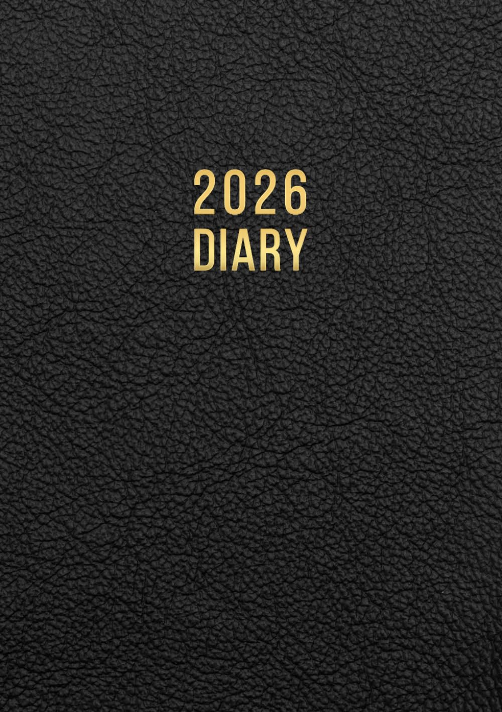 2026 A5 Page a Day: One Page per Day Daily Diary Planner & Organizer for 365 Days, Dated from Jan 2026 to Dec 2026, Fully Lined Journal Notebook with Calendars, To-Do List and Notes | Black Cover