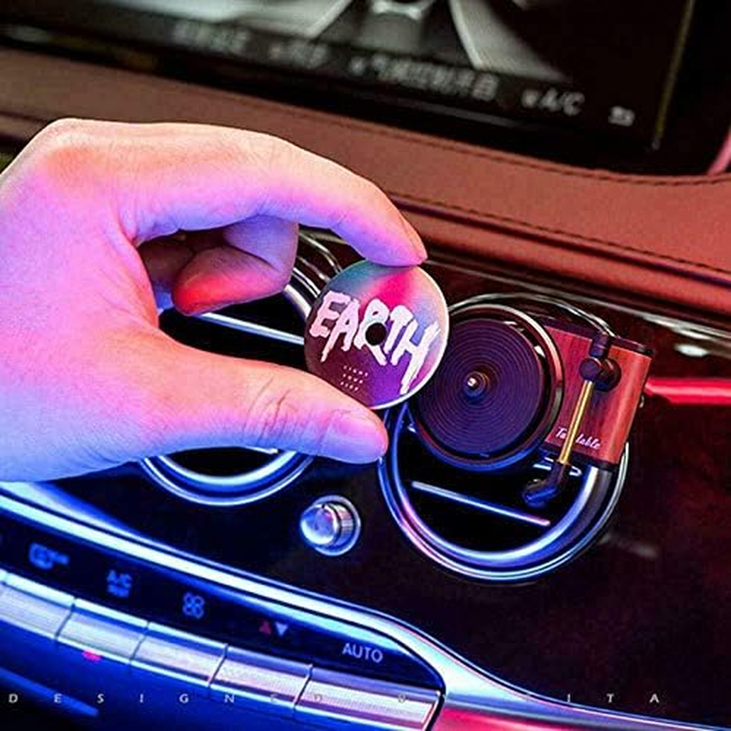 Car Air Freshener, Nataliey Record Player Design Car Perfume Car Retro Record Player Air Fresh Clip Perfume Auto Air Vent Outlet Diffuser Decor Smell Diffuser