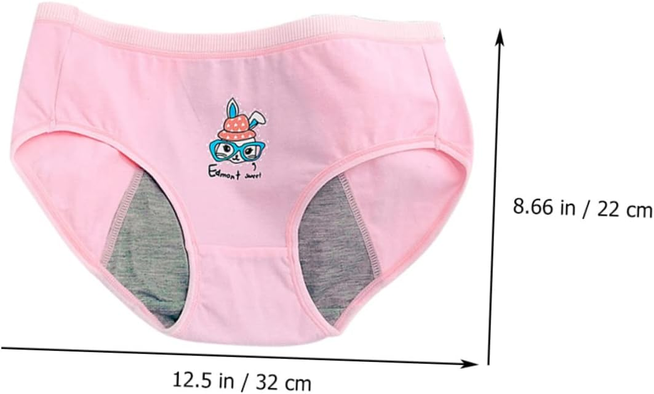 3Pcs Menstrual Period Underwear Period Underwear Seamless Female Menstrual Underpants Soft Underpants for Absorbent Panty Sanitary Pants Panties Women Pants Leakproof Cotton image number 2