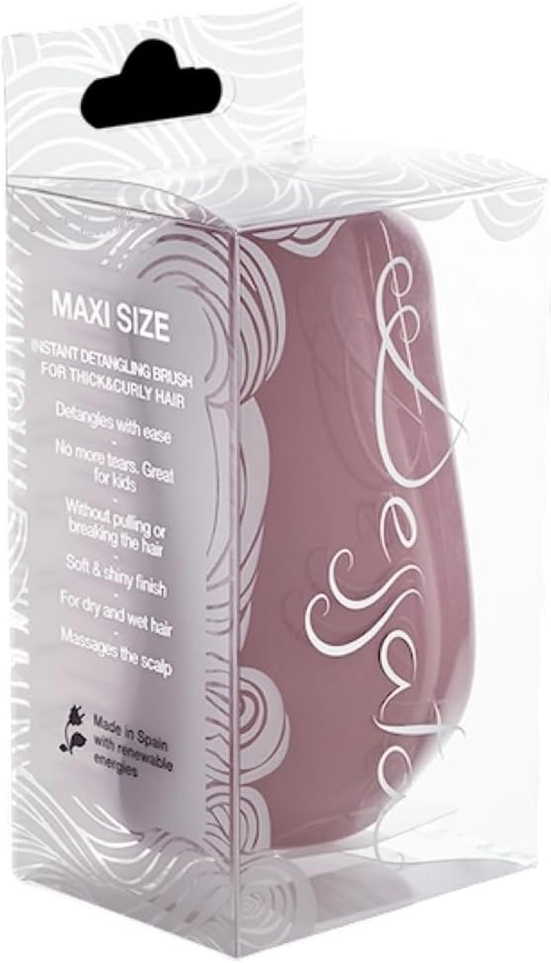 DESSATA Detangling Anti-Tangle Hair Brush Maxi Velvet Pink