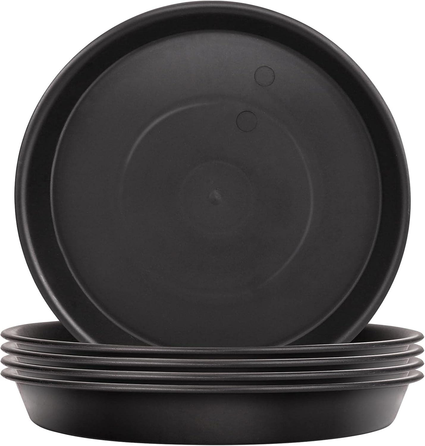 Tstarjungle 6 Pack Plant Saucers, Flower Pot Drip Trays for Indoor/Outdoor Plants Garden Saucers Plant Pot Saucer Trays, Surface Protection for Household Plants - 16Cm