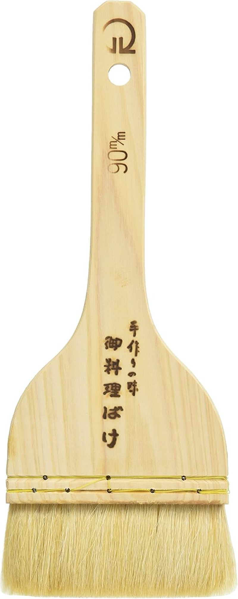 Endoshoji WHK01036 Professional Wood Handle White Brush (Goat Hair) 1.4 Inches (36 Mm) Cypress Goat Hair image number 5