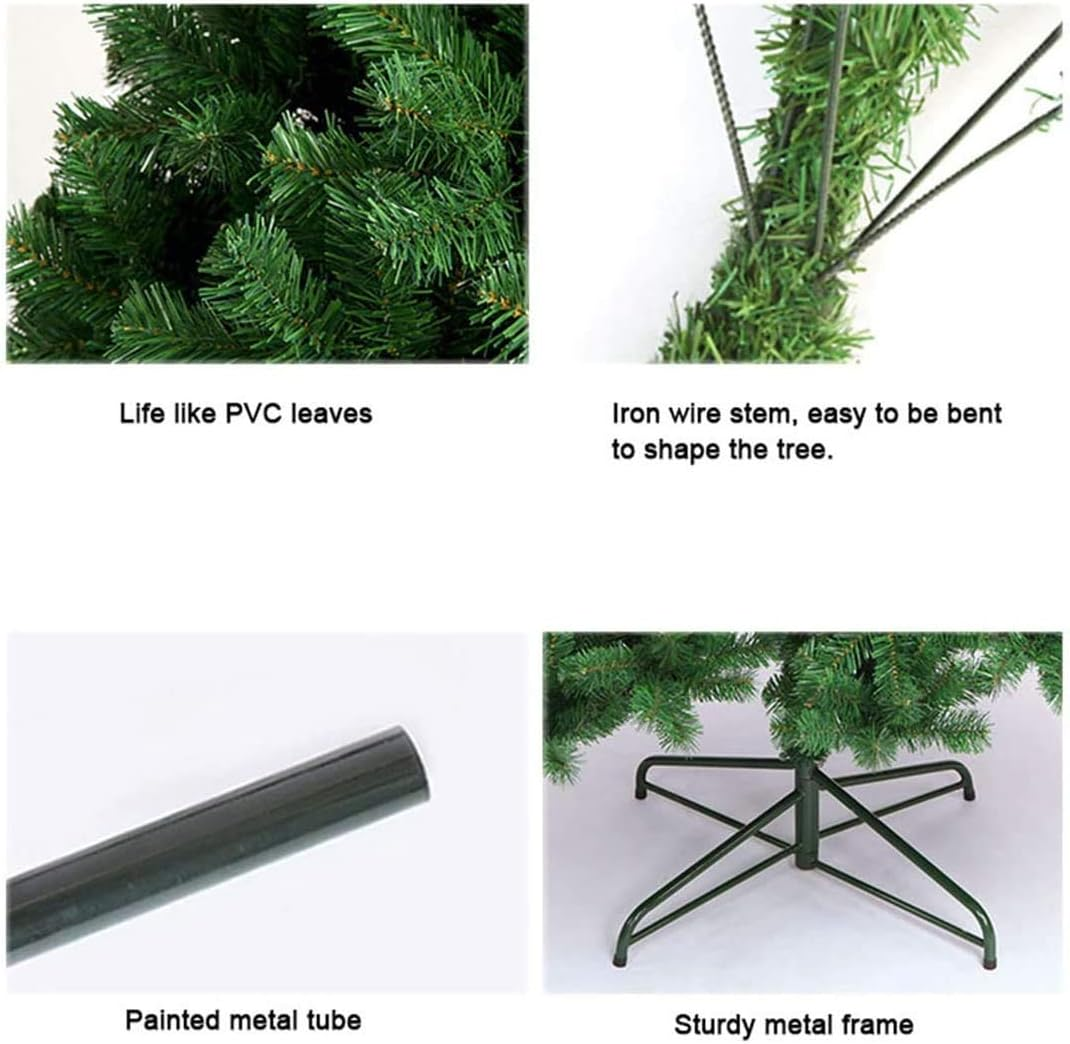 Ariv Green Christmas Tree 1.5M 5FT Bushy 550 Tips Metal Stand Frame Easy Assemble Chistmas Family Home Holiday Party Mall Store Decoration Ornaments image number 3