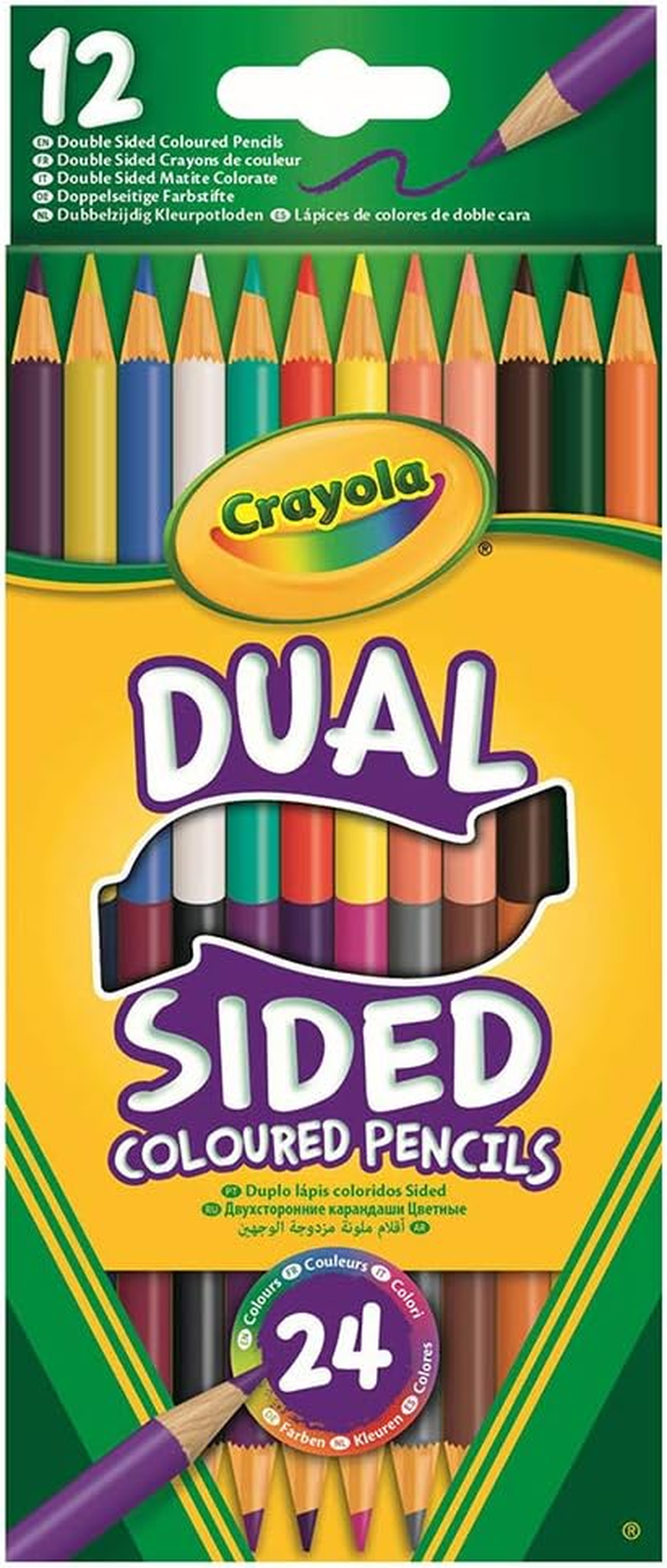 CRAYOLA 108125753 Dual Sided Pencils, Multi image number 2