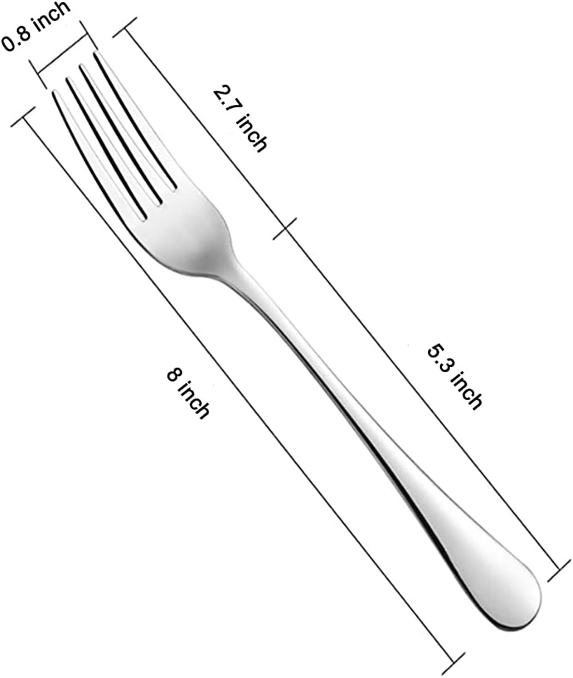 Valentines Gifts for Him, Gifts for Boyfriend Anniversary Valentines Gifts I Forking Love You Dinner Forks, Inspirational Funny Engraved Forks, Stainless Steel Table Forks image number 1