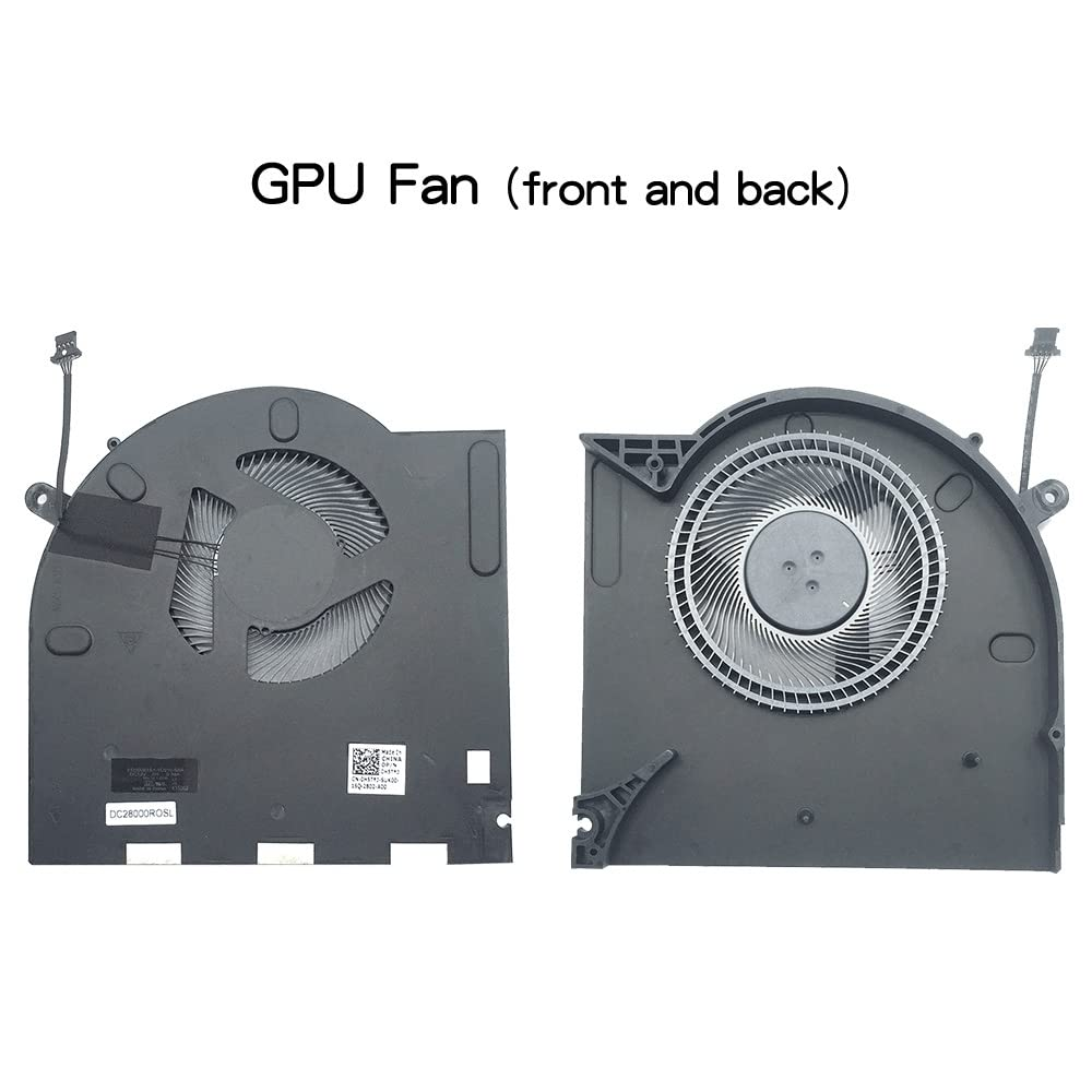 New Replacement Cooling Fans for Dell Alienware M17 R3 M17 R4 P45E Laptop 0CNV63 EG50061S1-C060-S9A 0H5TYJ EG50061S1-1C010-S9A 12V 0.38A (4-Pin 4-Wire) image number 1
