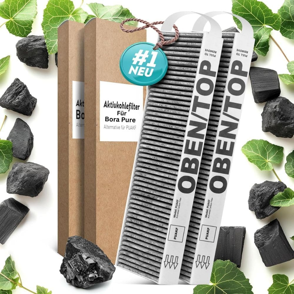KF3TEC&reg; Activated Carbon Filter Set (2 Filters) for Bora Pure Puakf for Your Puru or PUXU Convection Hob image number 2
