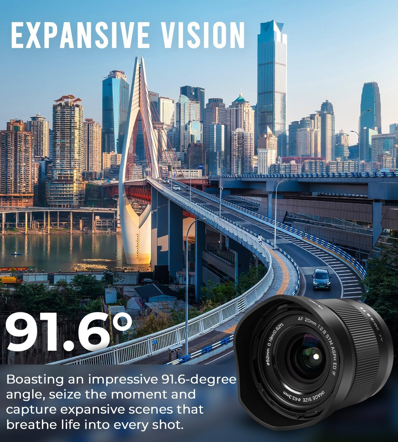 Viltrox 20Mm F2.8 Wide-Angle Auto Focus Lens, Compatible with Full-Frame Sony E-Mount Mirrorless Cameras Alpha A7 A7Ii A7Iii A7R A7Rii A7Riii A7Riv A7S A7Sii A9 A7C image number 2