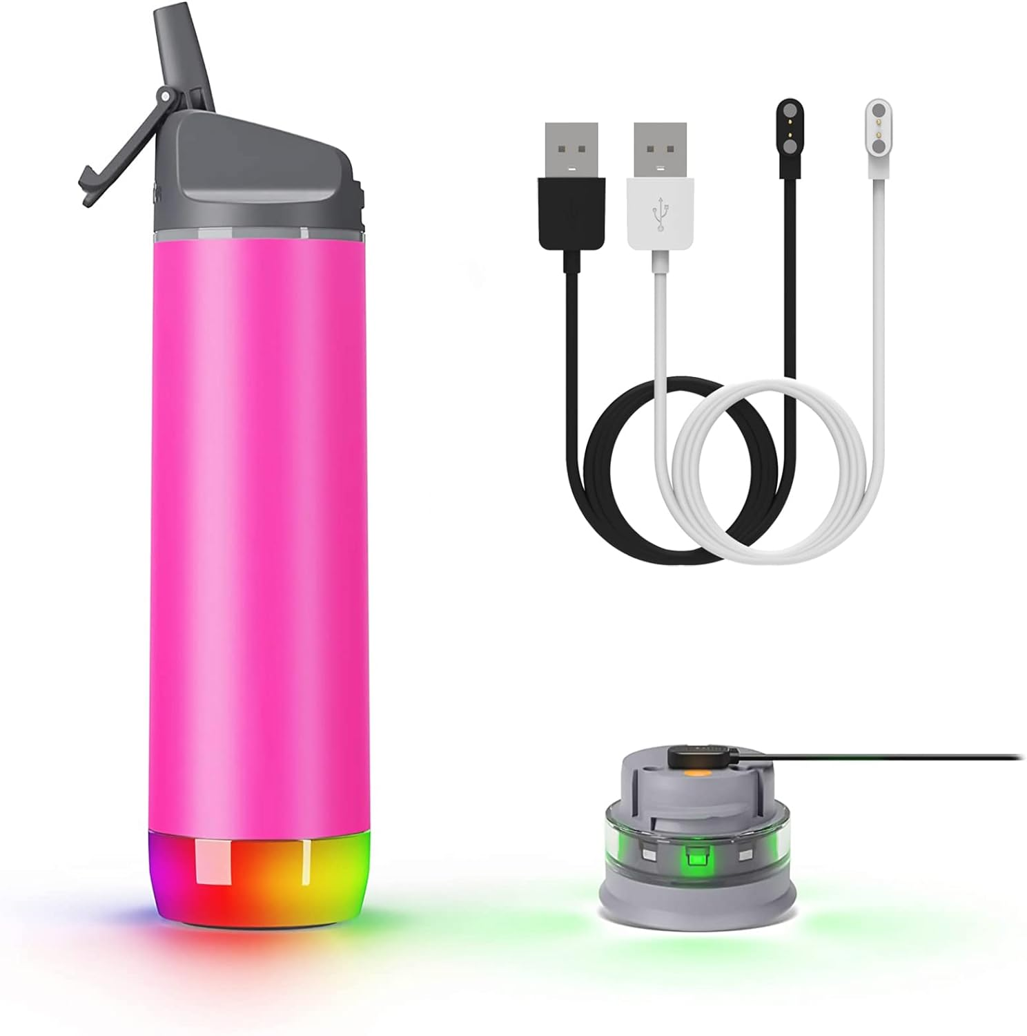 Smart Water Bottle Charger, 2Pack Charger Intended for Hidratespark Pro/Hidratespark Pro Steel,Magnetic USB Charging Cable - Smart Water Bottle Accessories image number 5