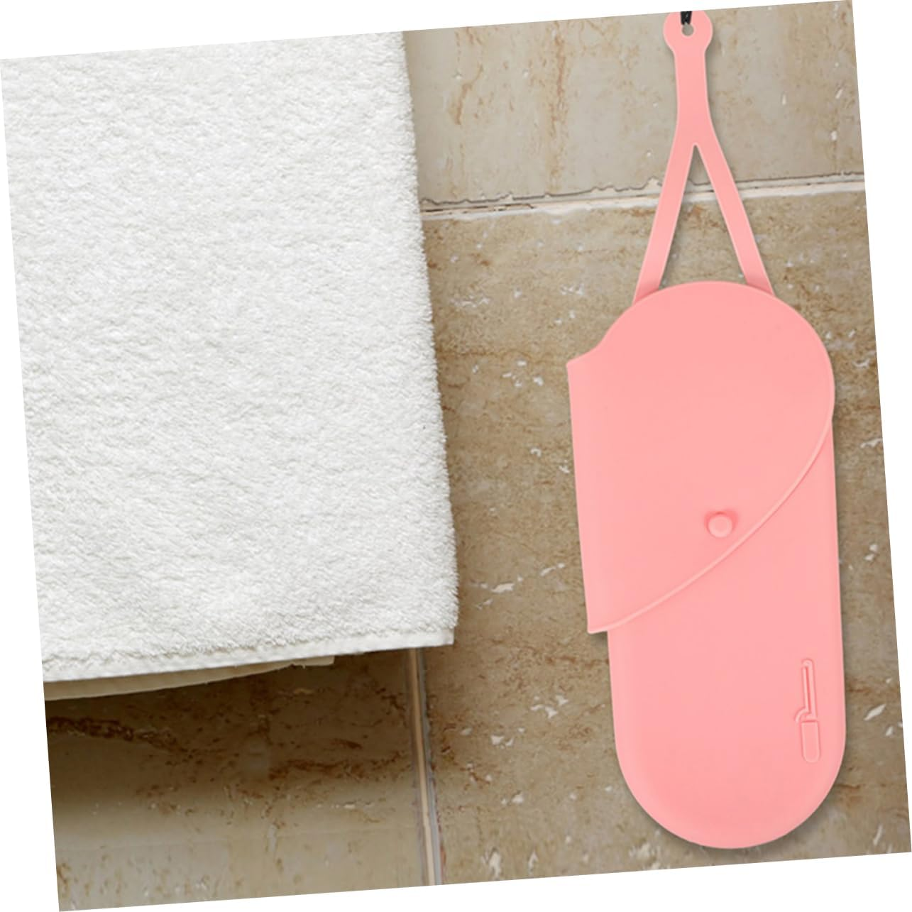 ARTSEWPLY 2Pcs Portable Curling Iron Storage Bag Heat Insulation Pouch for Hair Straightener Travel Organizer - Black image number 2