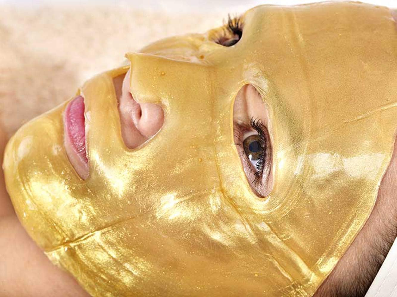 Generic Gold Bio-Collagen Facial Face Mask (5PCS) image number 2