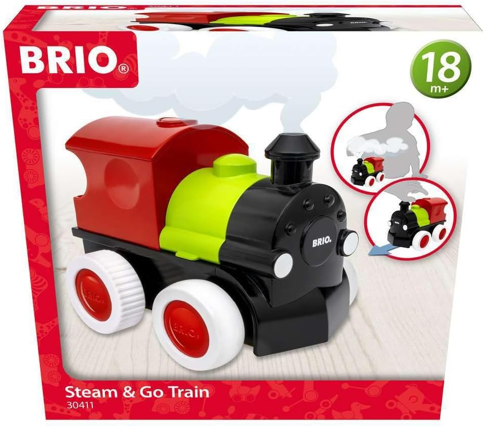 BRIO Push & Go Airplane Toddler Toys for Ages 12 Months up (Kids 1 Year Old) - Blue Aeroplane image number 5