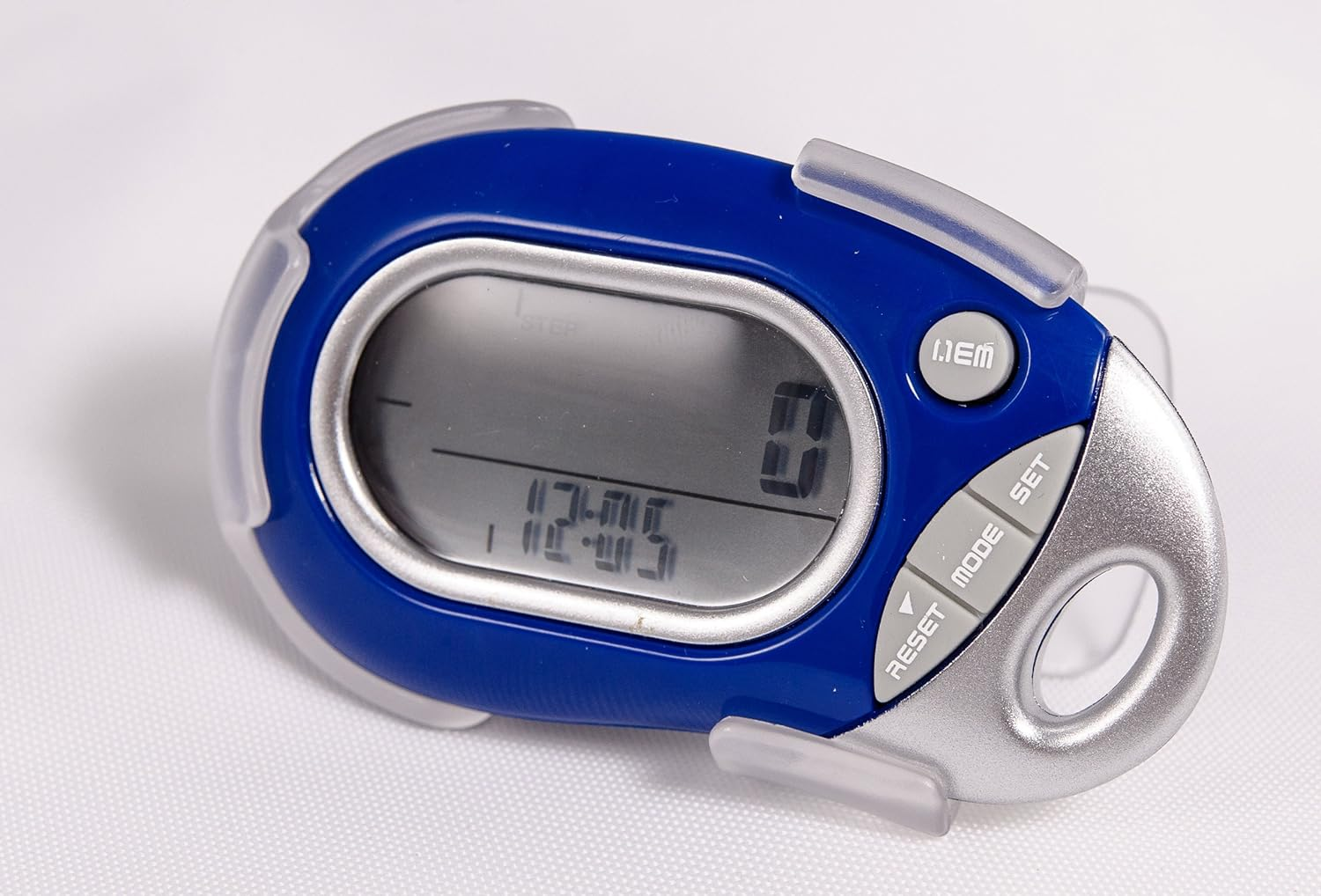 PE771 Walking 3D Pedometer with Clip and Strap | 7 Day Memory, Accurate Step Counter, Walking Distance Miles/Km, Calorie Counter, Target Goal, Active Time image number 1