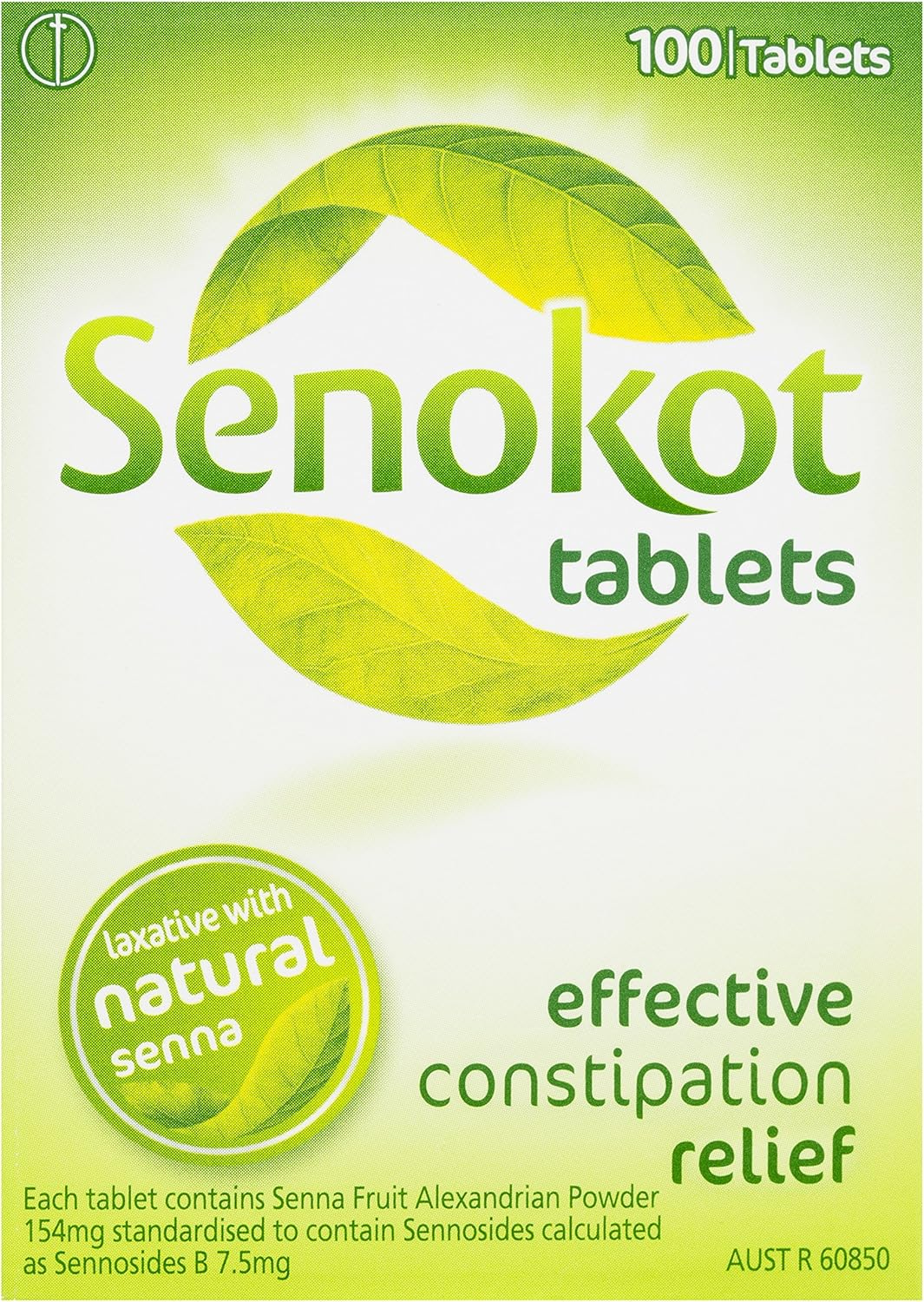 Senokot Tablets Constipation Relief (Count of 100) image number 1
