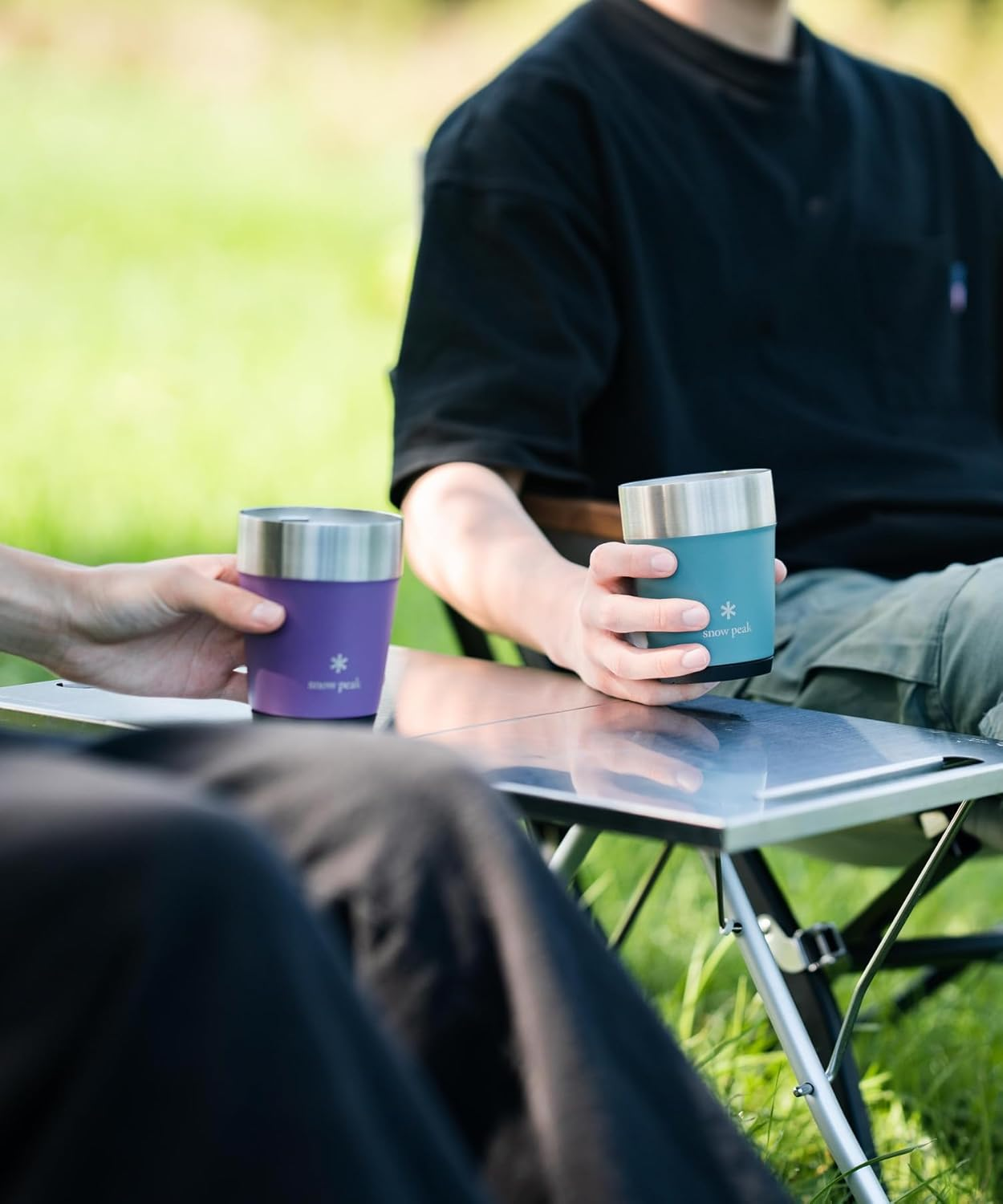 Snow Peak Thermo Tumbler 360 Duo Set 2025 Autumn Edition FES-360-2 Tumbler Cup, Heat Retention, Cold Retention, Camping, Outdoors, Blue, Purple, 12.2 Fl Oz (360 Ml) [Snow Peak 2025 Autumn Limited image number 1