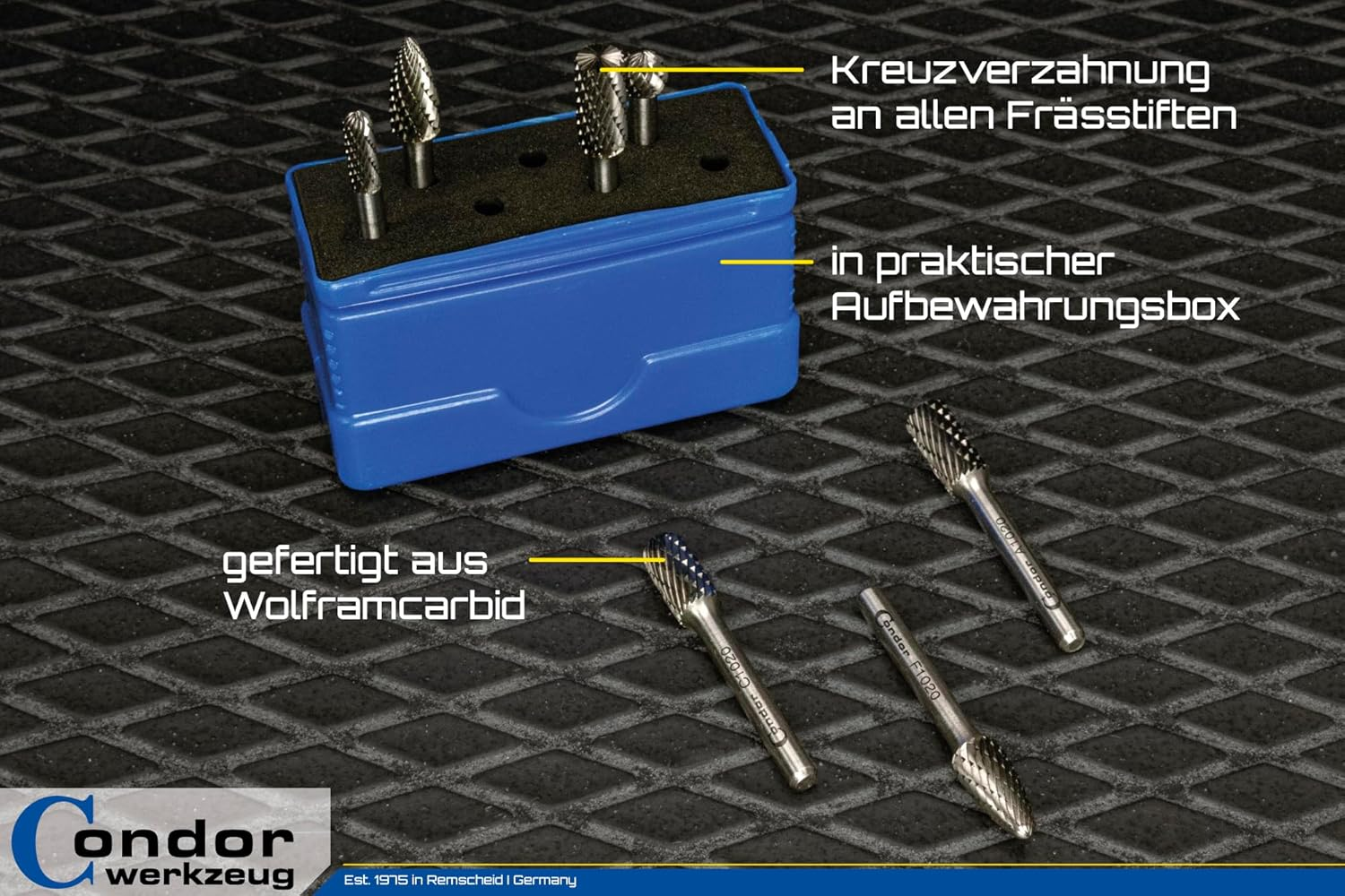 Condor Carbide Burr Set 7 Pieces image number 2