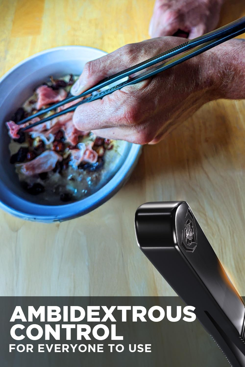 DALSTRONG - Professional Kitchen & Cooking Tweezers - High-Precision - Black Titanium Coated - 12" (30,5 Cm) - BBQ, Plating, Multi-Use