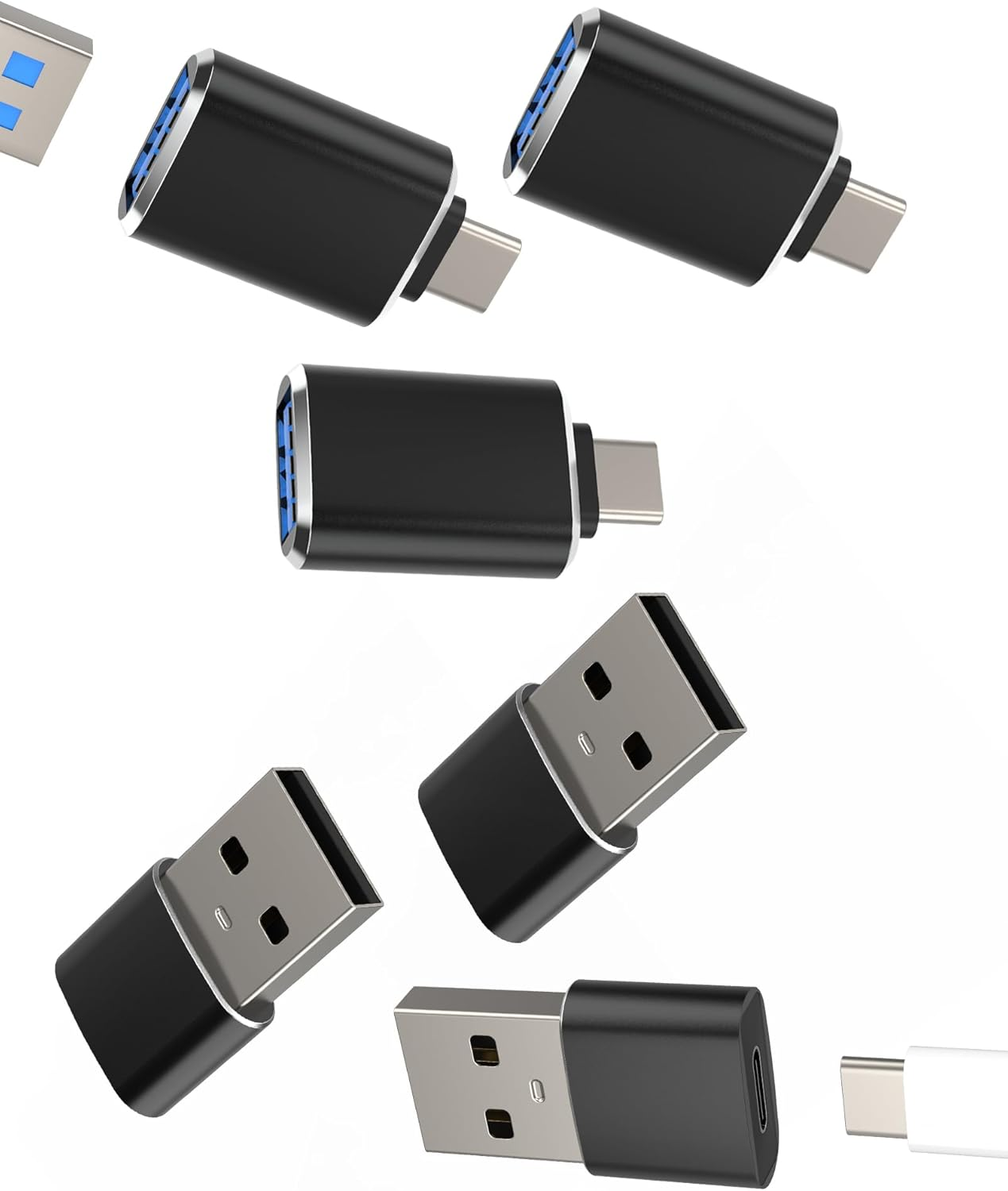 USB C to USB a Adapter (2Pack) Type-C OTG Accessories for Iphone 15 Macbook Pro for Ipad Air4 Compatible for Samsung Power Car Charger Connector Thunderbolt 3 Charging Block Converter Cable Mouse Port image number 4