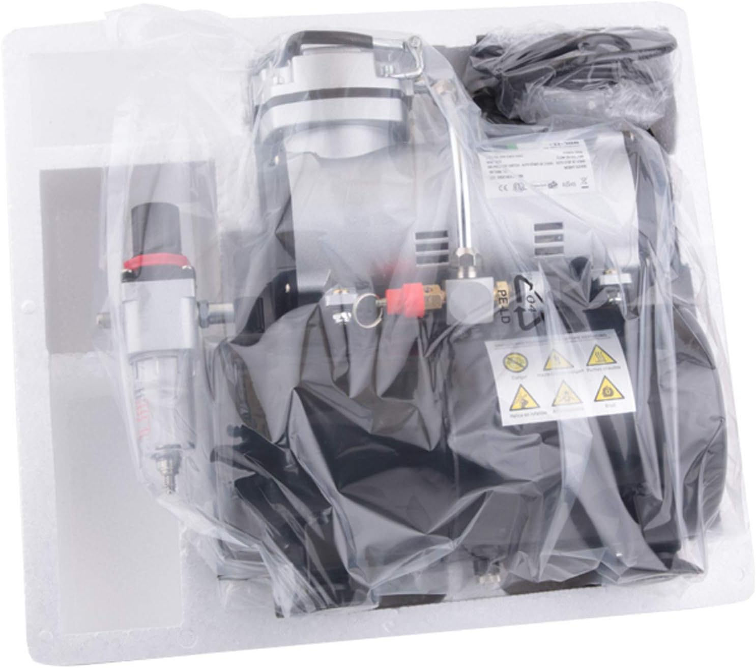 Fengda FD-186 Airbrush Compressor with Air Tank, Powerful Air Flow and Air Pressure, Pressure Vessel, 4 Bar, Auto Stop image number 3