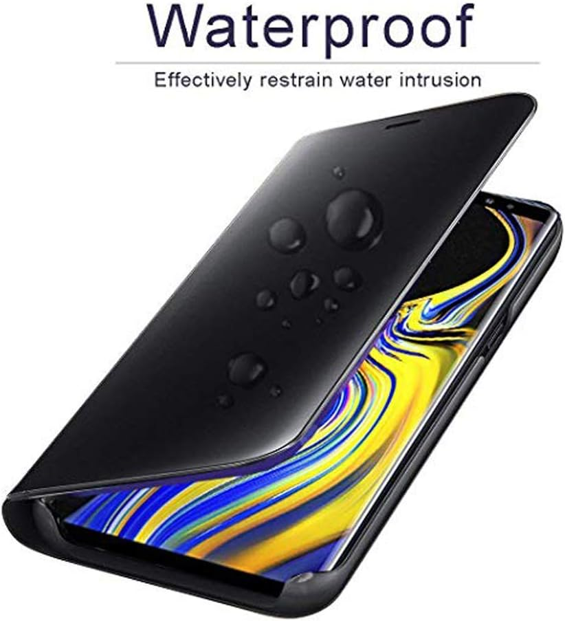 DEDUX Case Compatible with Samsung Galaxy S25 plus 5G Clear View Stand Case, Mobile Phone Case Flip Protective Case for Samsung Galaxy S25 plus 5G, Black