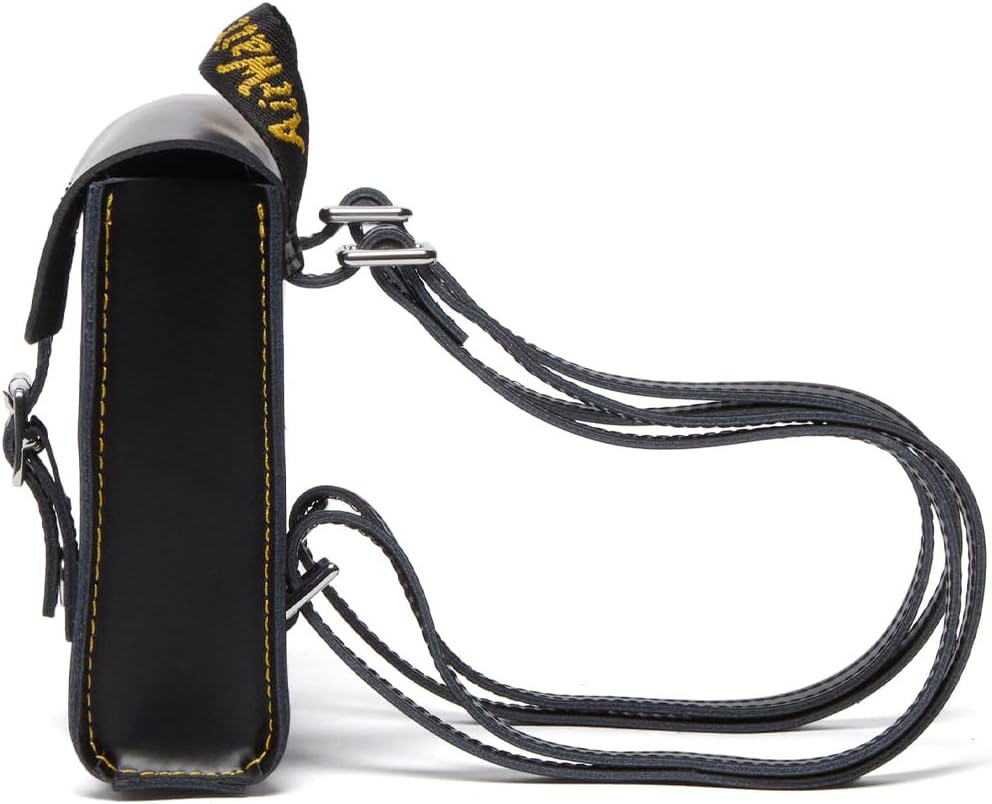 Dr. Martens Micro Leather Bag, Black Black Kiev & Smooth Leather image number 6