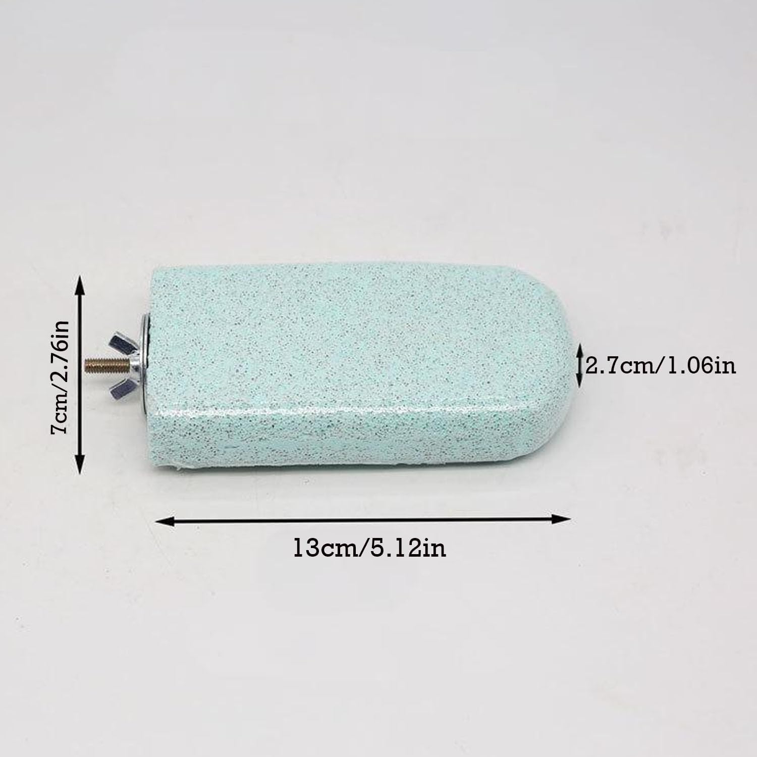 Resin Ice Cream Birds Stand, 2Pcs Bird Beak Grinding Stone Resin Perches, Birds Perch Beak Grinding Stone, Resing Birds Perches for Cage image number 2