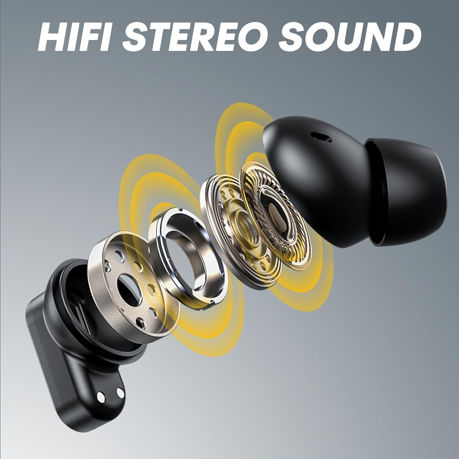 Xmenha Mini In-Ear Headphones for Sleeping Bluetooth Wireless Sleep Headphones Earbuds Bluetooth Sleep Headphones Small with Noise Cancelling for Small Ears Invisible Wireless Earphones