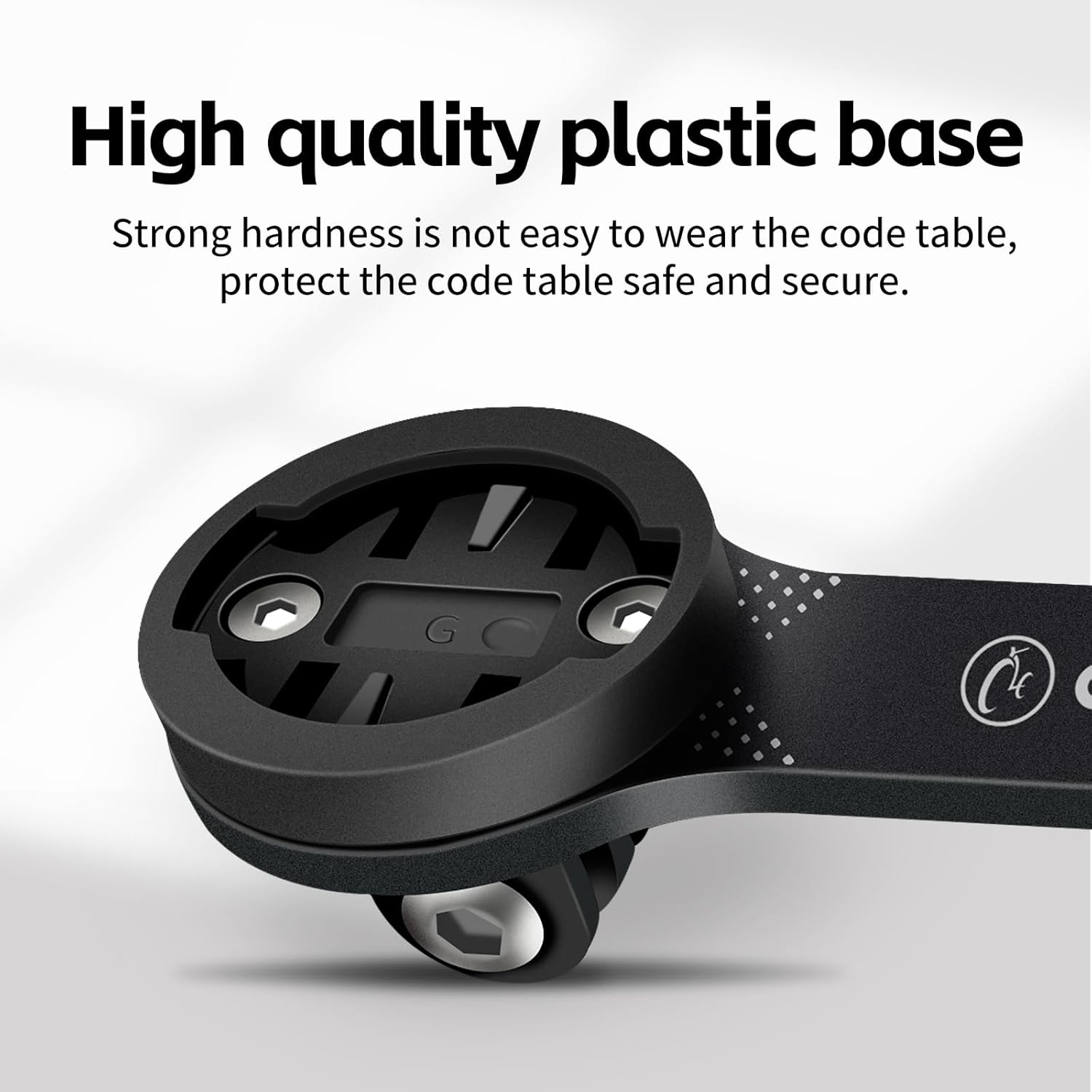 Adjustable Bike Mount with Strap, Compatible with Garmin Edge, Igpsport, XOSS, Coospo Magene, CYCPLUS GPS, Suitable for round Tube/Flat Handlebars (Cy11-180&deg;Adjustable)